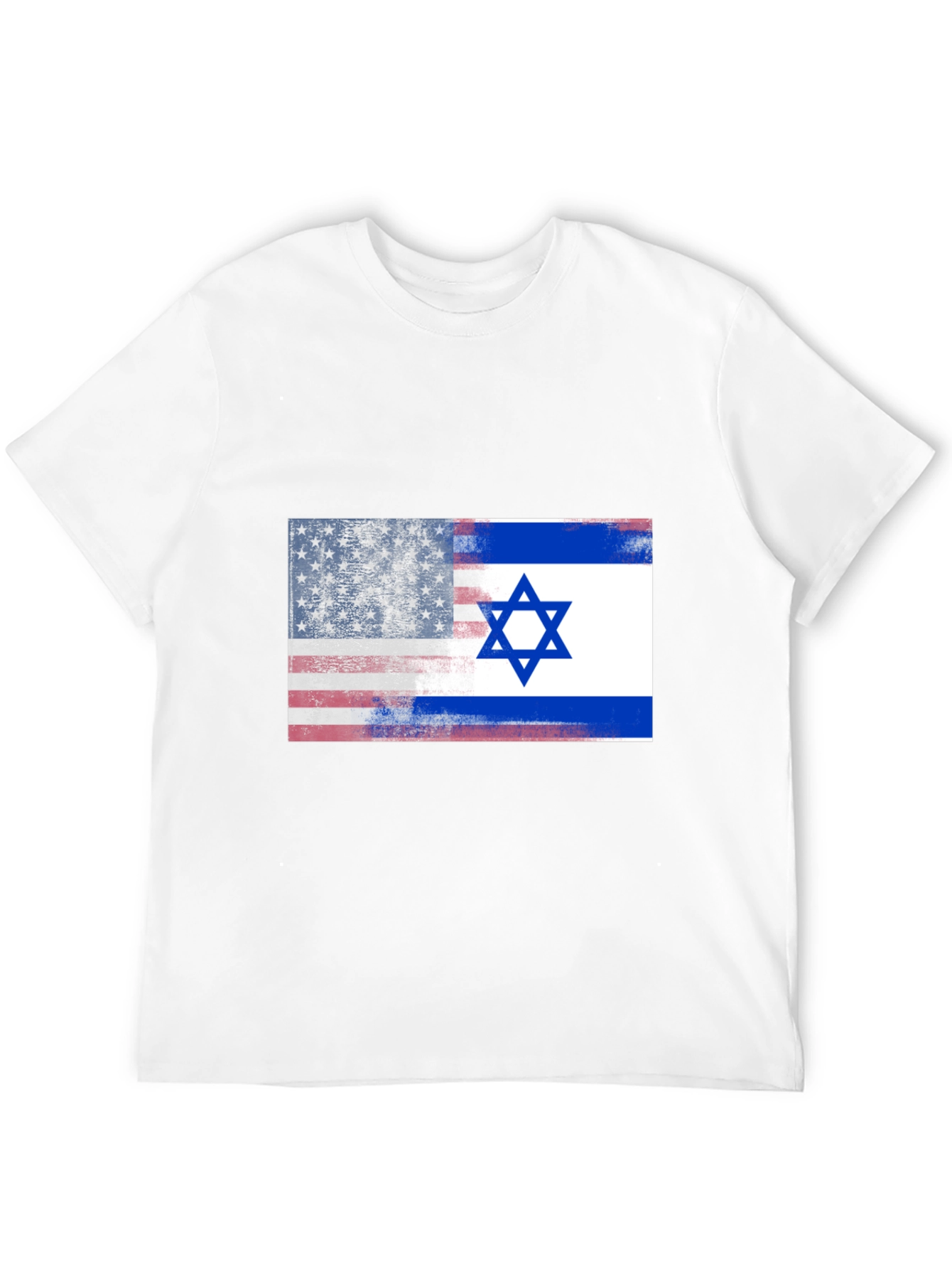 USA & Israel Flag Graphic T-Shirt