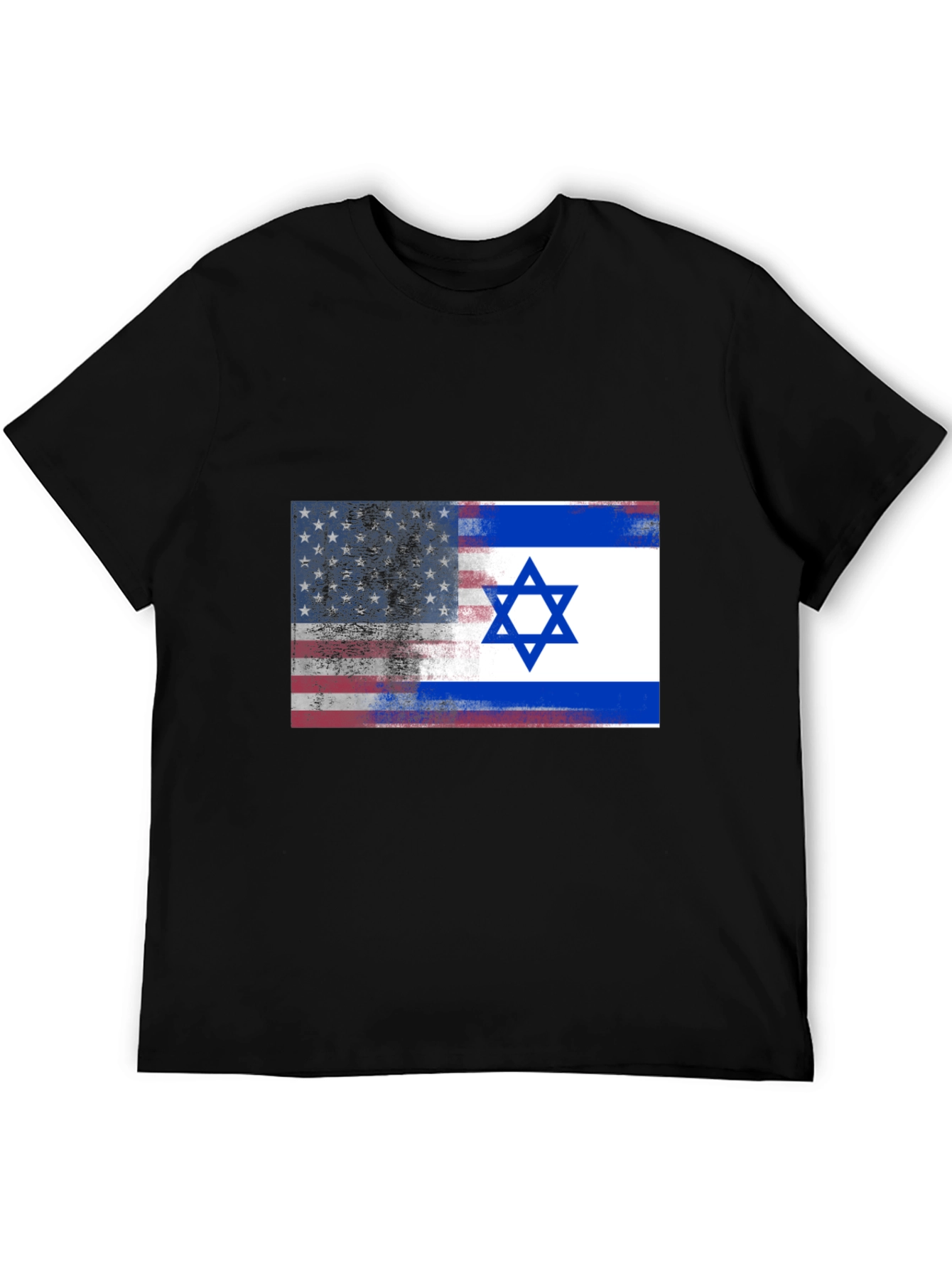 USA & Israel Flag Graphic T-Shirt