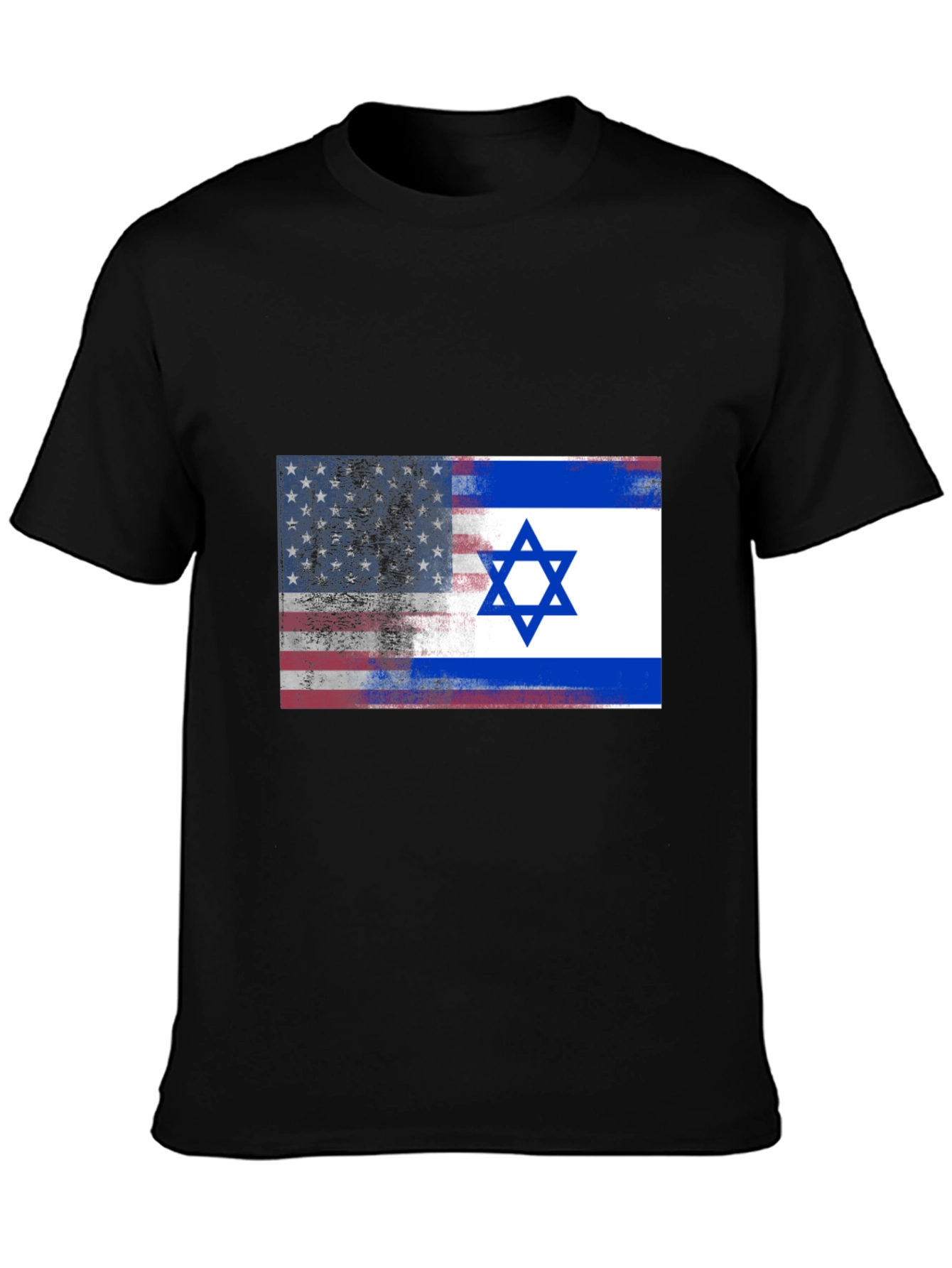 USA & Israel Flag Graphic T-Shirt