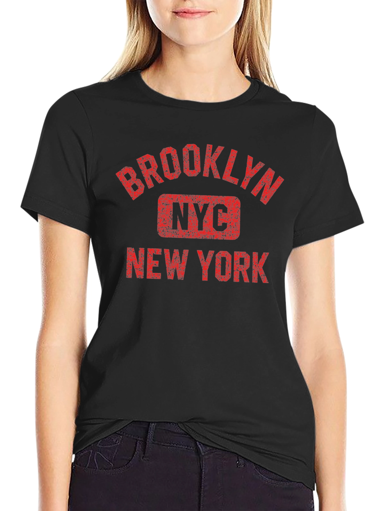 Brooklyn NYC New York Black Graphic T-Shirt