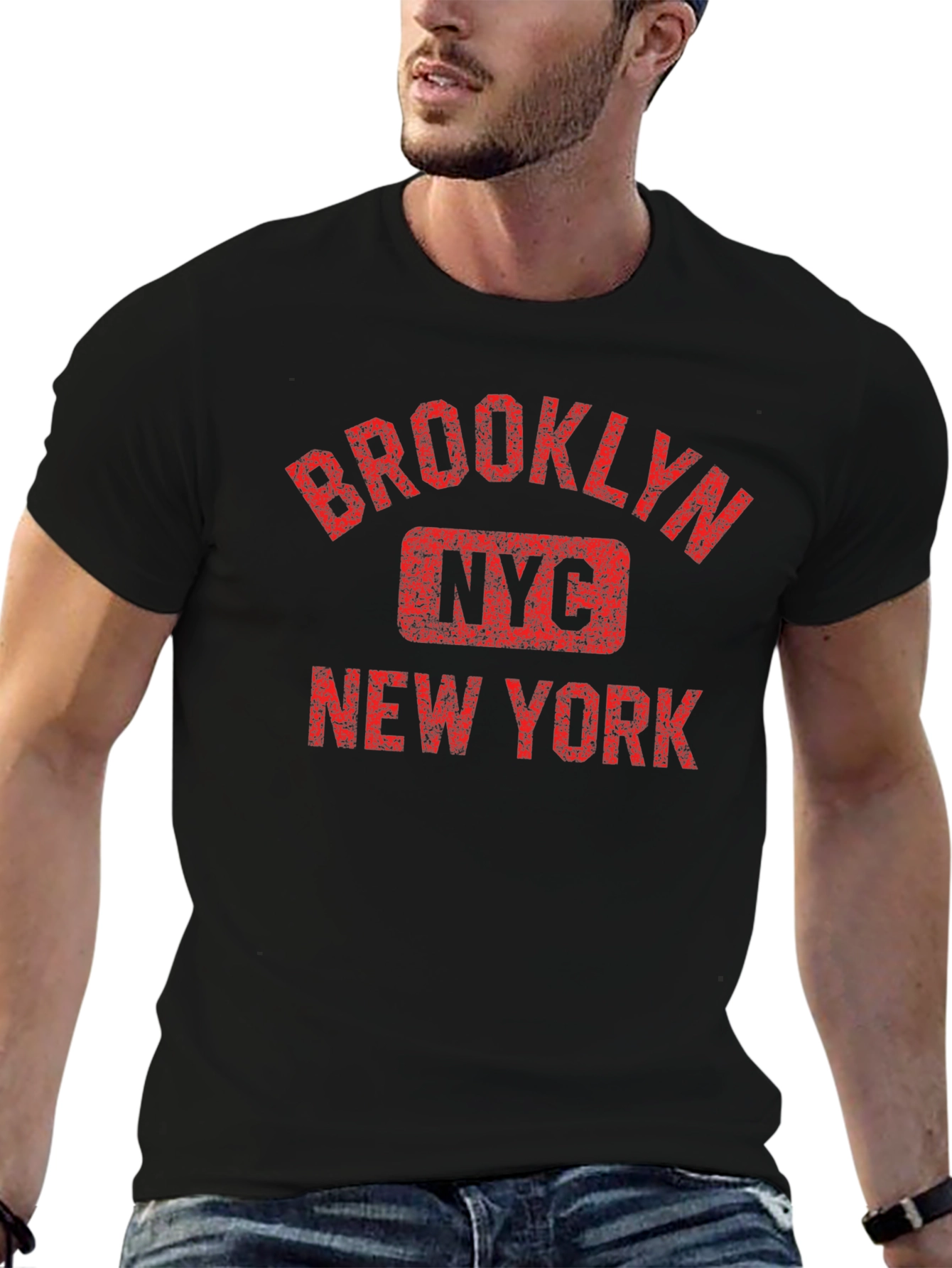 Brooklyn NYC New York Black Graphic T-Shirt