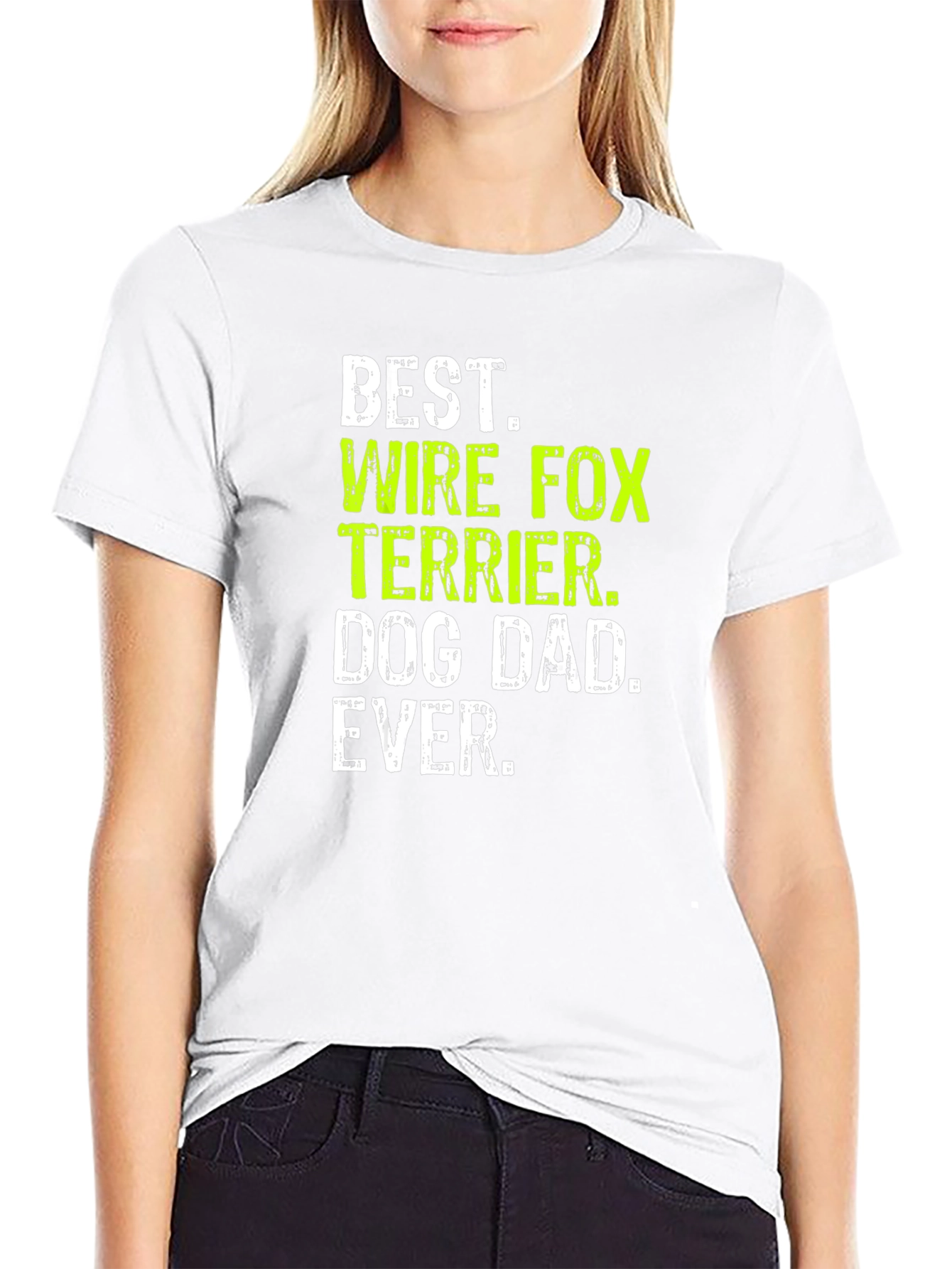 Wire Fox Terrier Dog Dad Ever T-Shirt