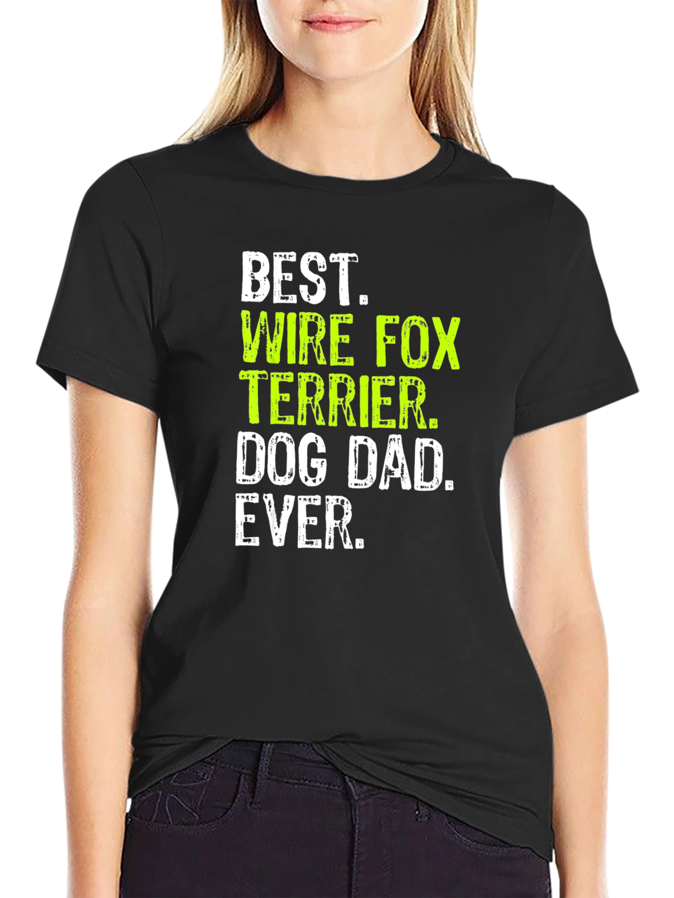 Wire Fox Terrier Dog Dad Ever T-Shirt