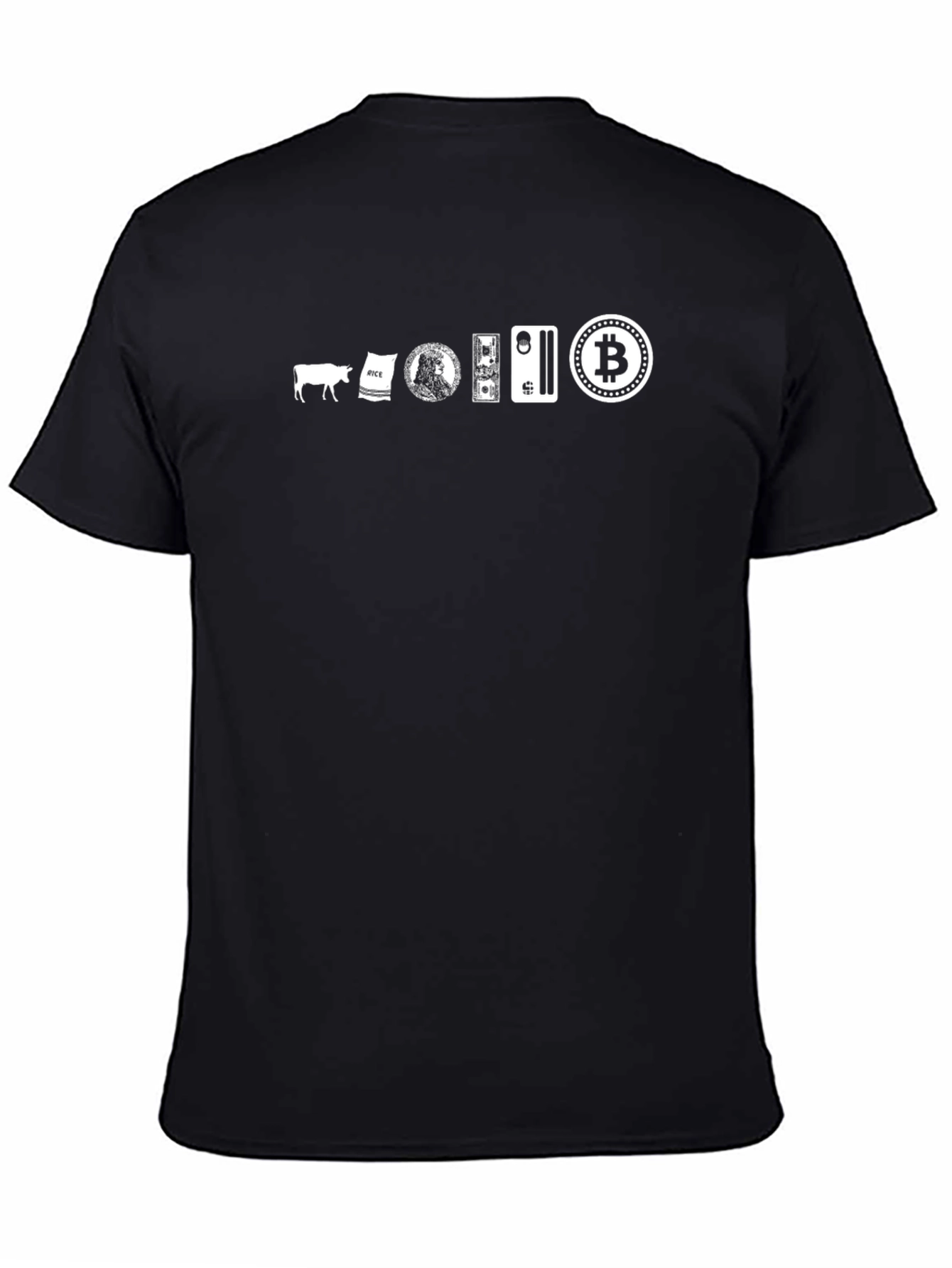 Bitcoin Evolution T-Shirt - Black Graphic Tee