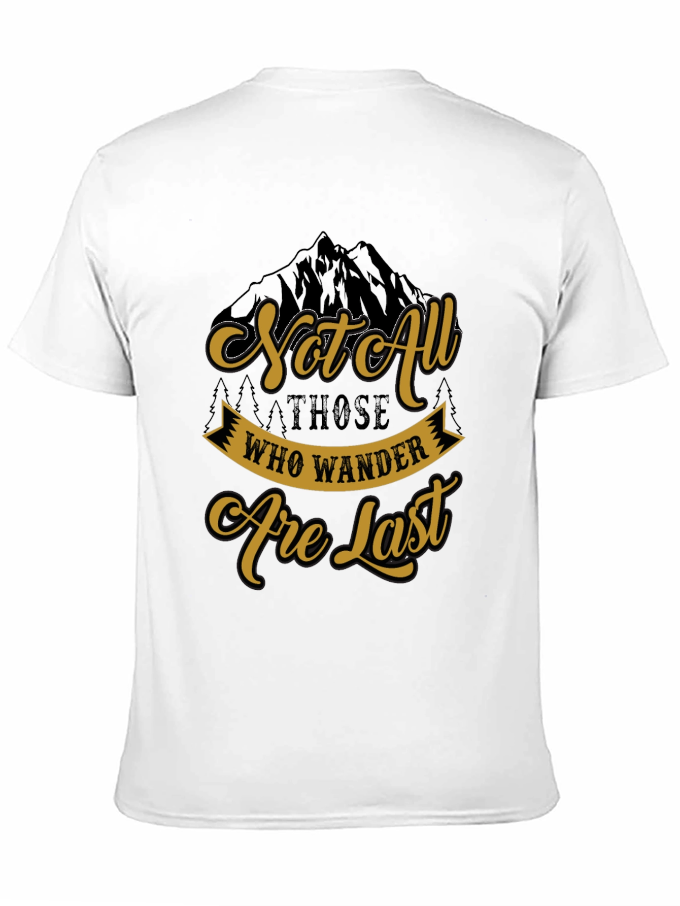 Wanderlust T-Shirt - Not All Who Wander Are Lost