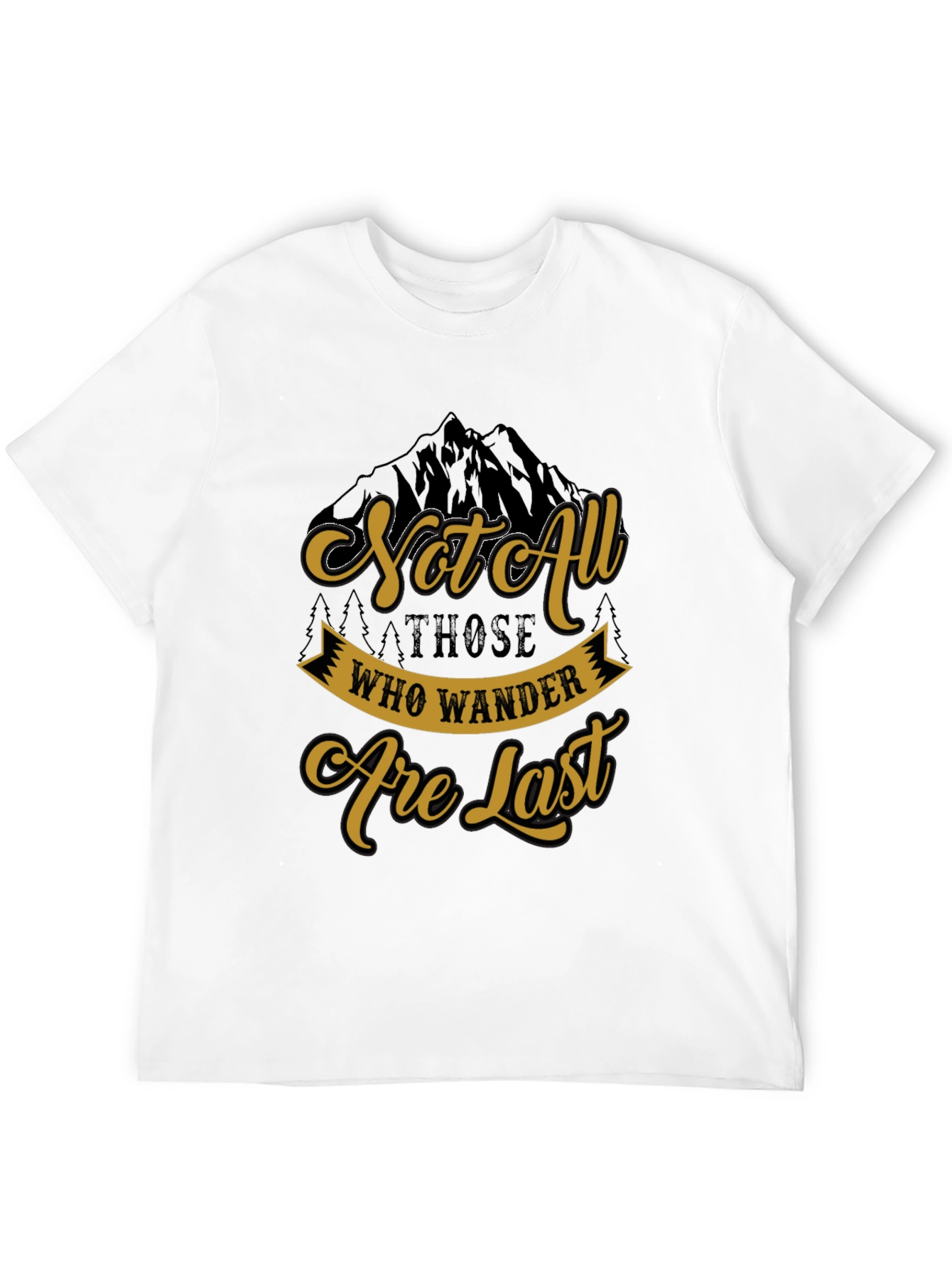 Wanderlust T-Shirt - Not All Who Wander Are Lost