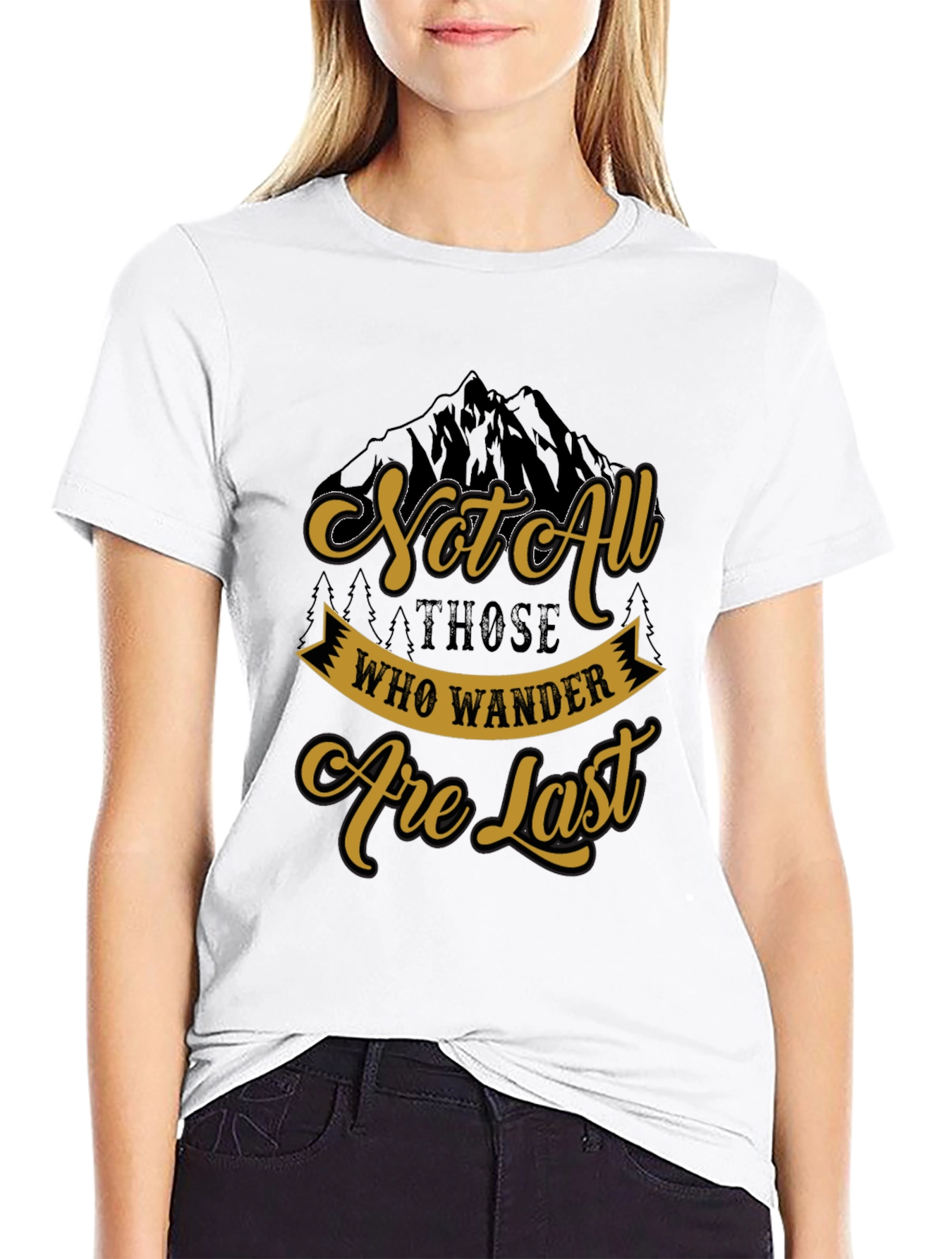 Wanderlust T-Shirt - Not All Who Wander Are Lost