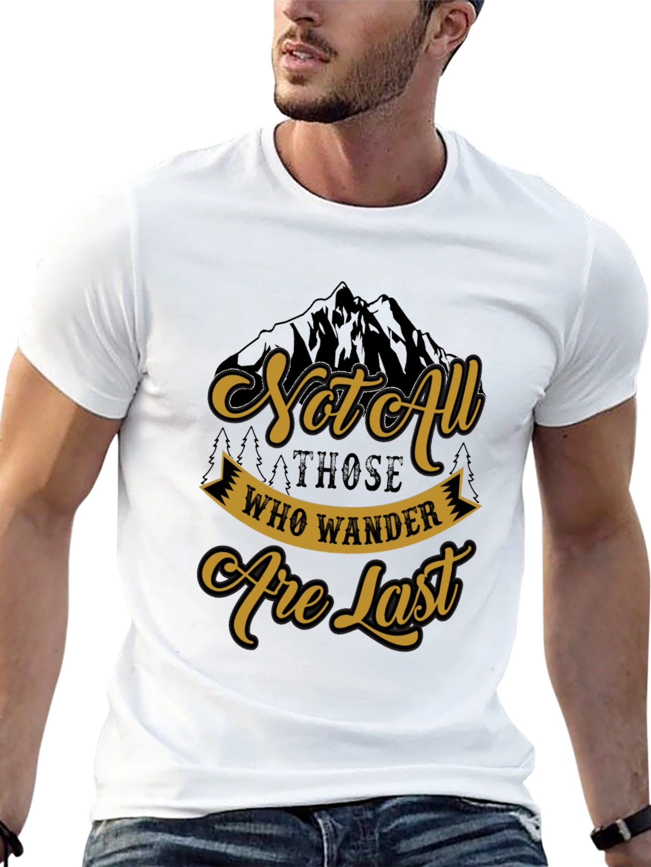 Wanderlust T-Shirt - Not All Who Wander Are Lost