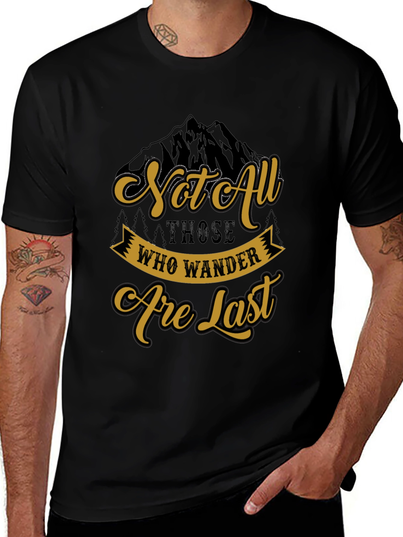 Wanderlust T-Shirt - Not All Who Wander Are Lost