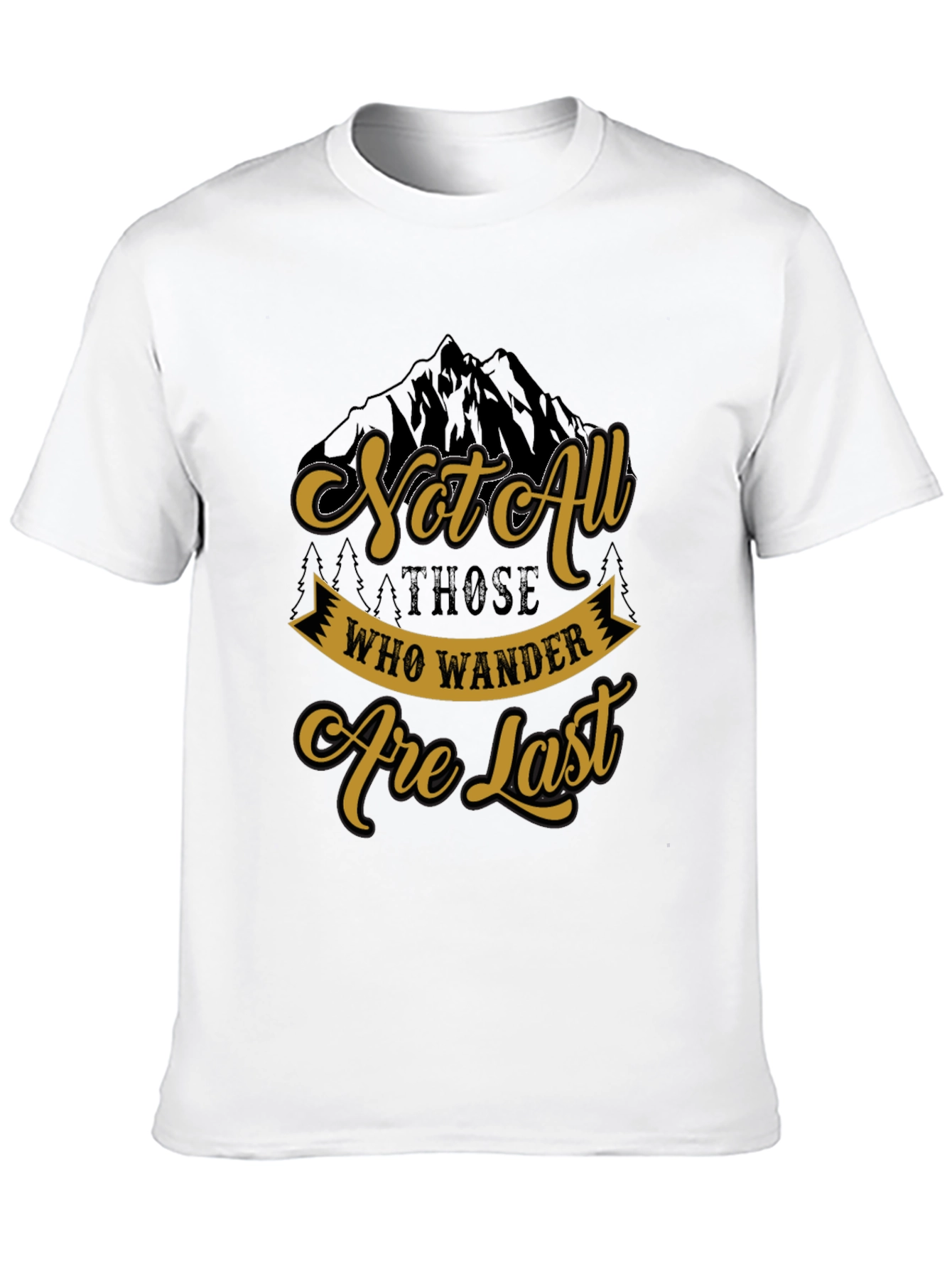 Wanderlust T-Shirt - Not All Who Wander Are Lost
