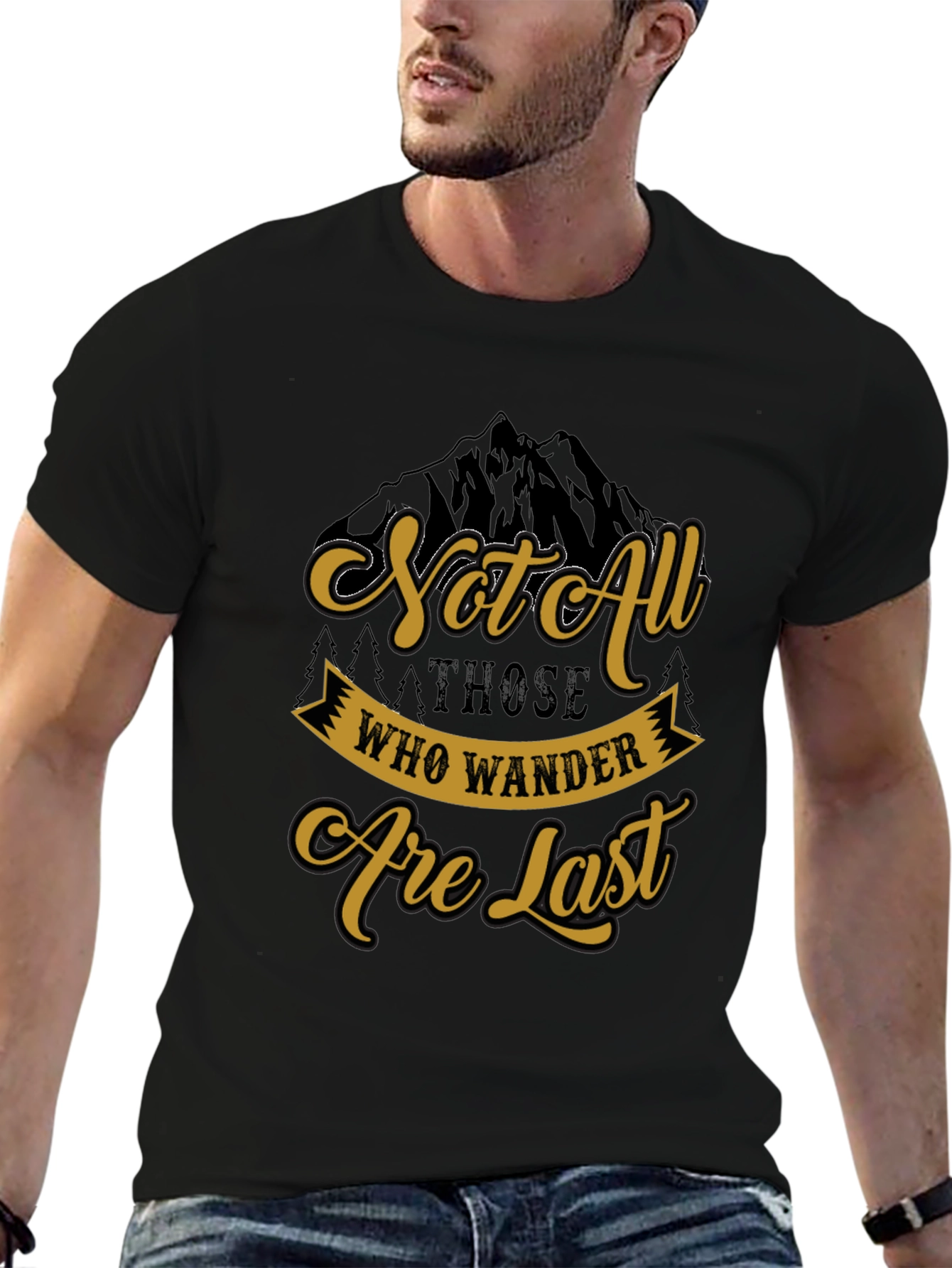 Wanderlust T-Shirt - Not All Who Wander Are Lost