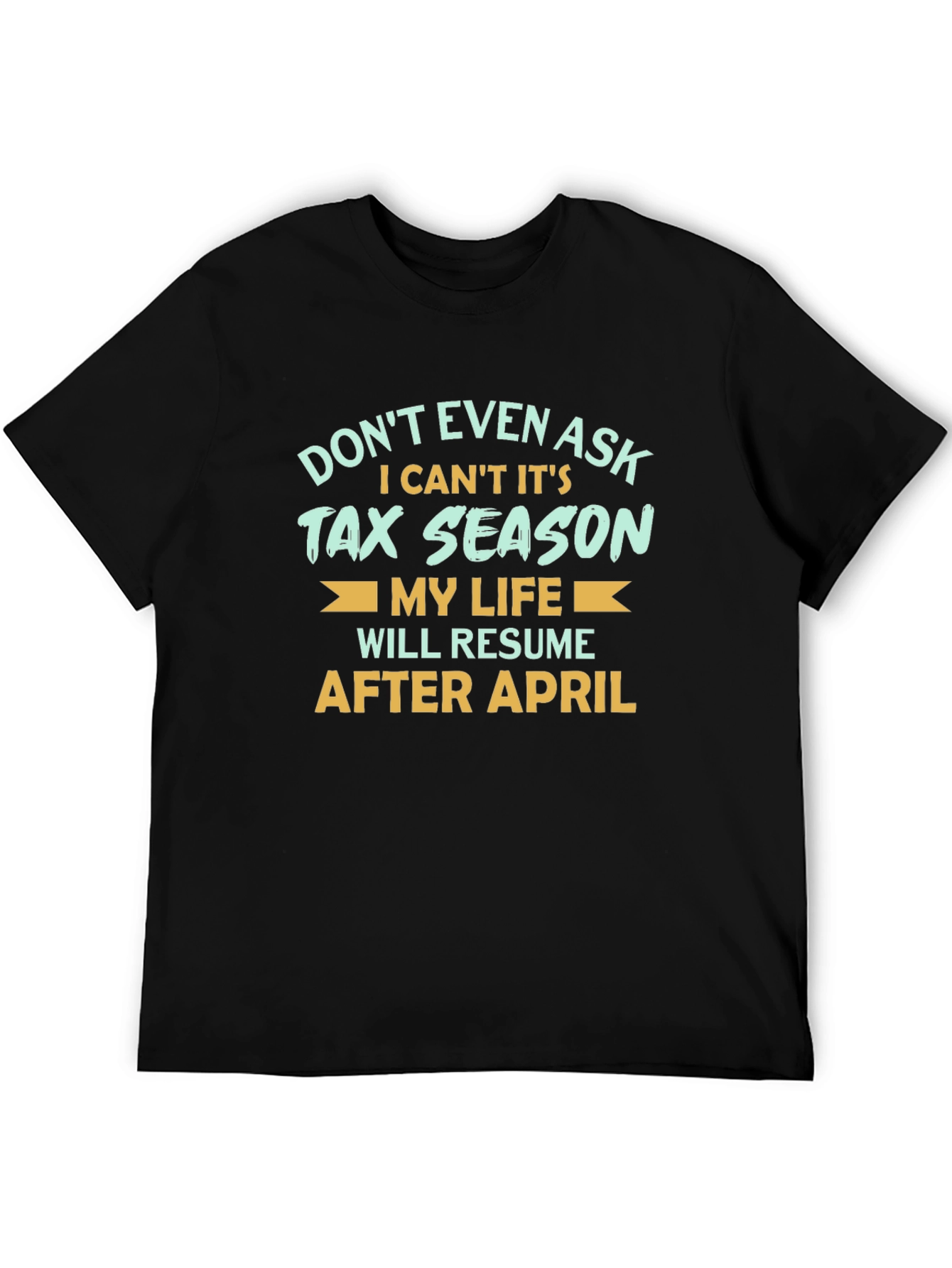 Tax Season T-Shirt - Dont Even Ask!