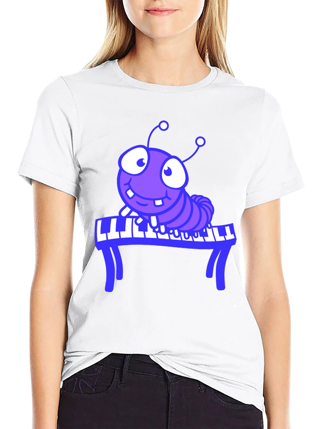 Piano Bug Graphic T-Shirt