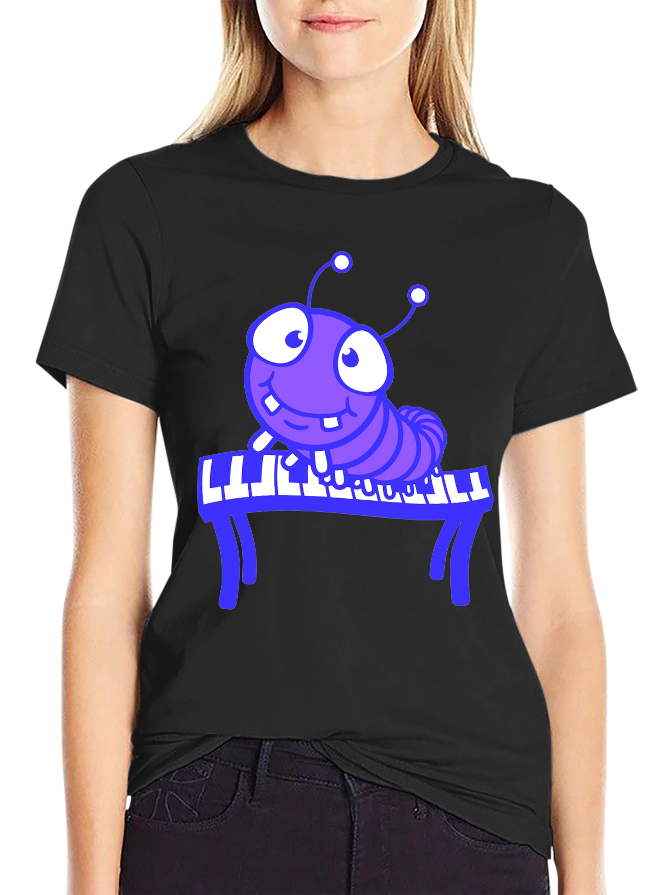 Piano Bug Graphic T-Shirt