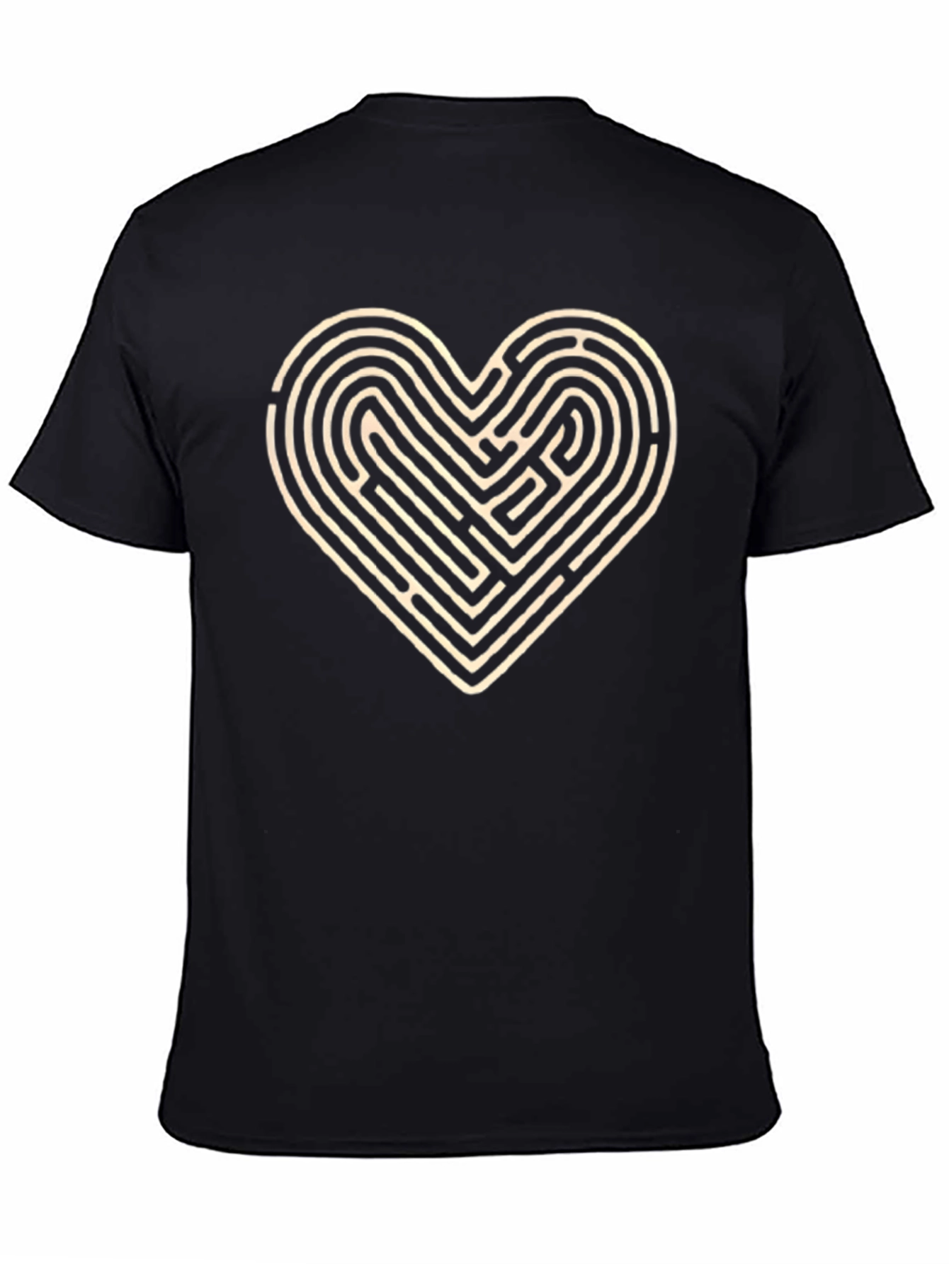 Heart Maze T-Shirt - Find Your Way to Love