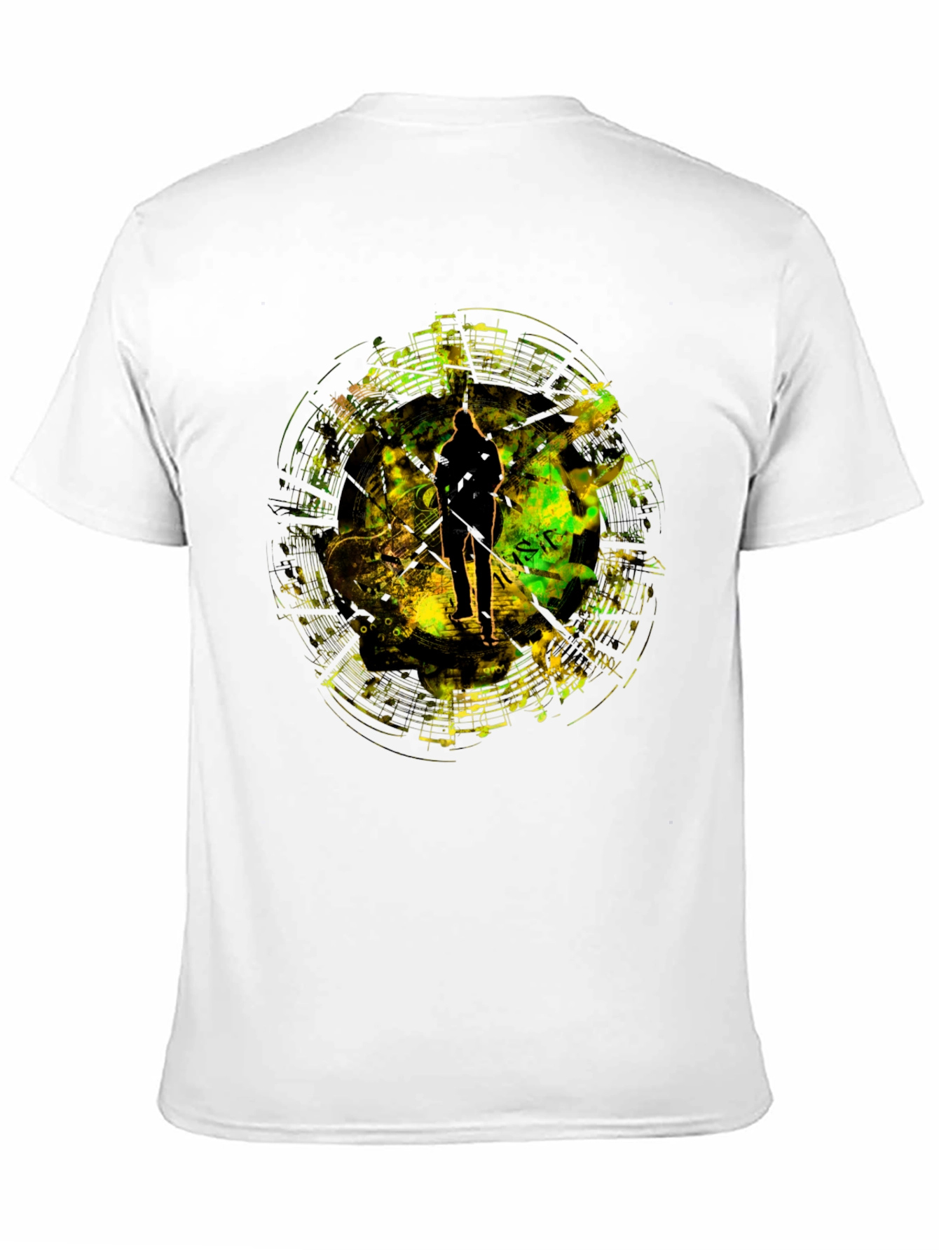 Abstract Silhouette Graphic T-Shirt