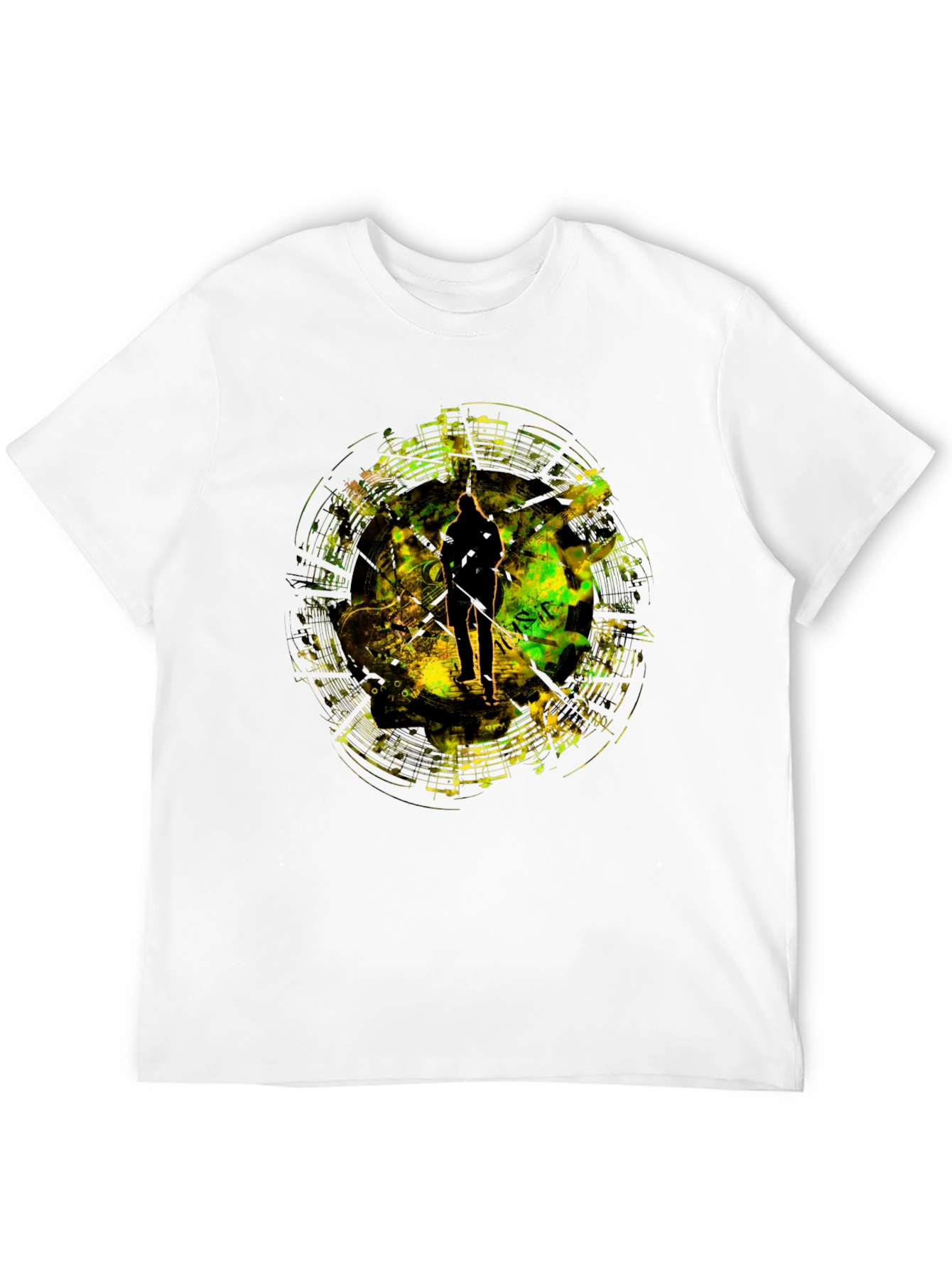Abstract Silhouette Graphic T-Shirt
