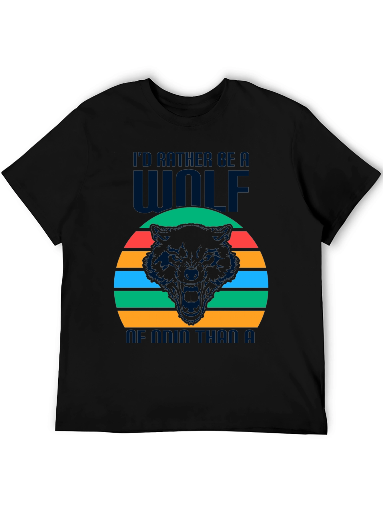 Wolf Graphic Tee - Id Rather Be a Wolf