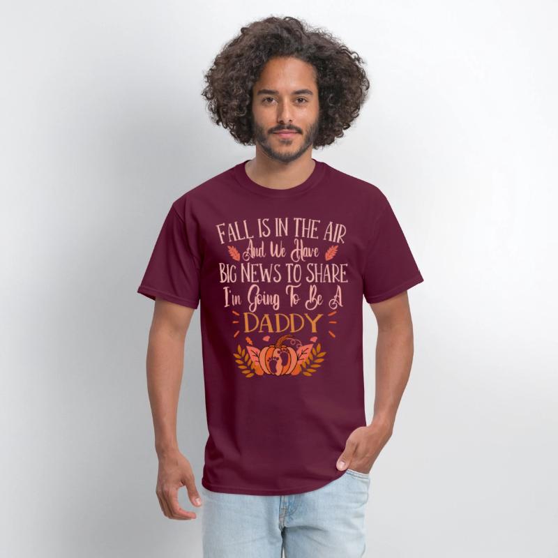 Fall Pregnancy Announcement To Be A Daddy Autumn