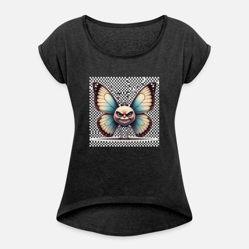 Fantasy Butterfly Face - Surreal Insect Art