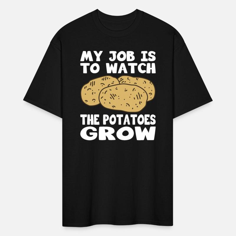 Farmer watch the potatoes grow farming farmers