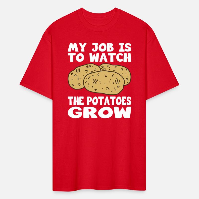 Farmer watch the potatoes grow farming farmers
