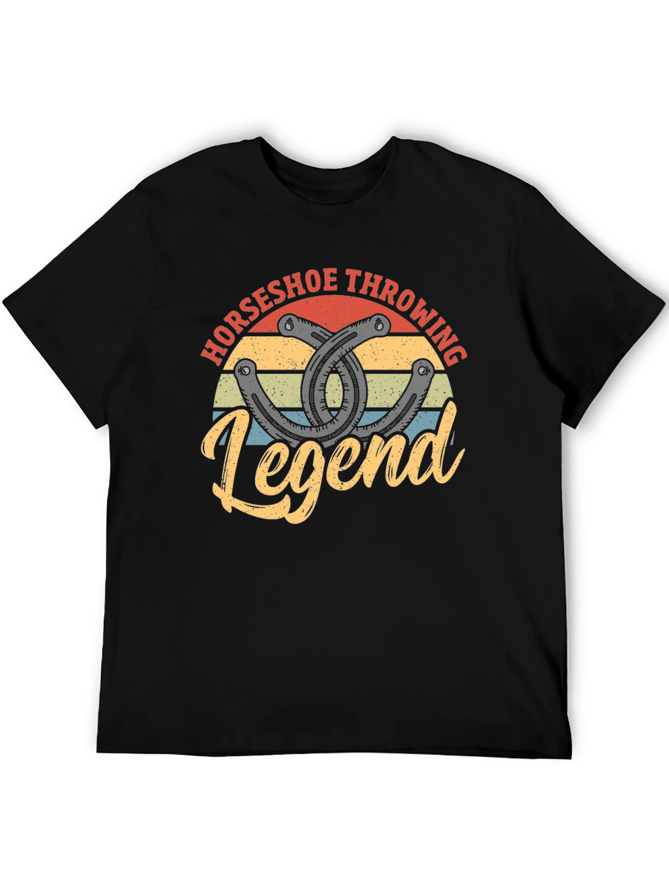 Horseshoe Throwing Legend Graphic Tee