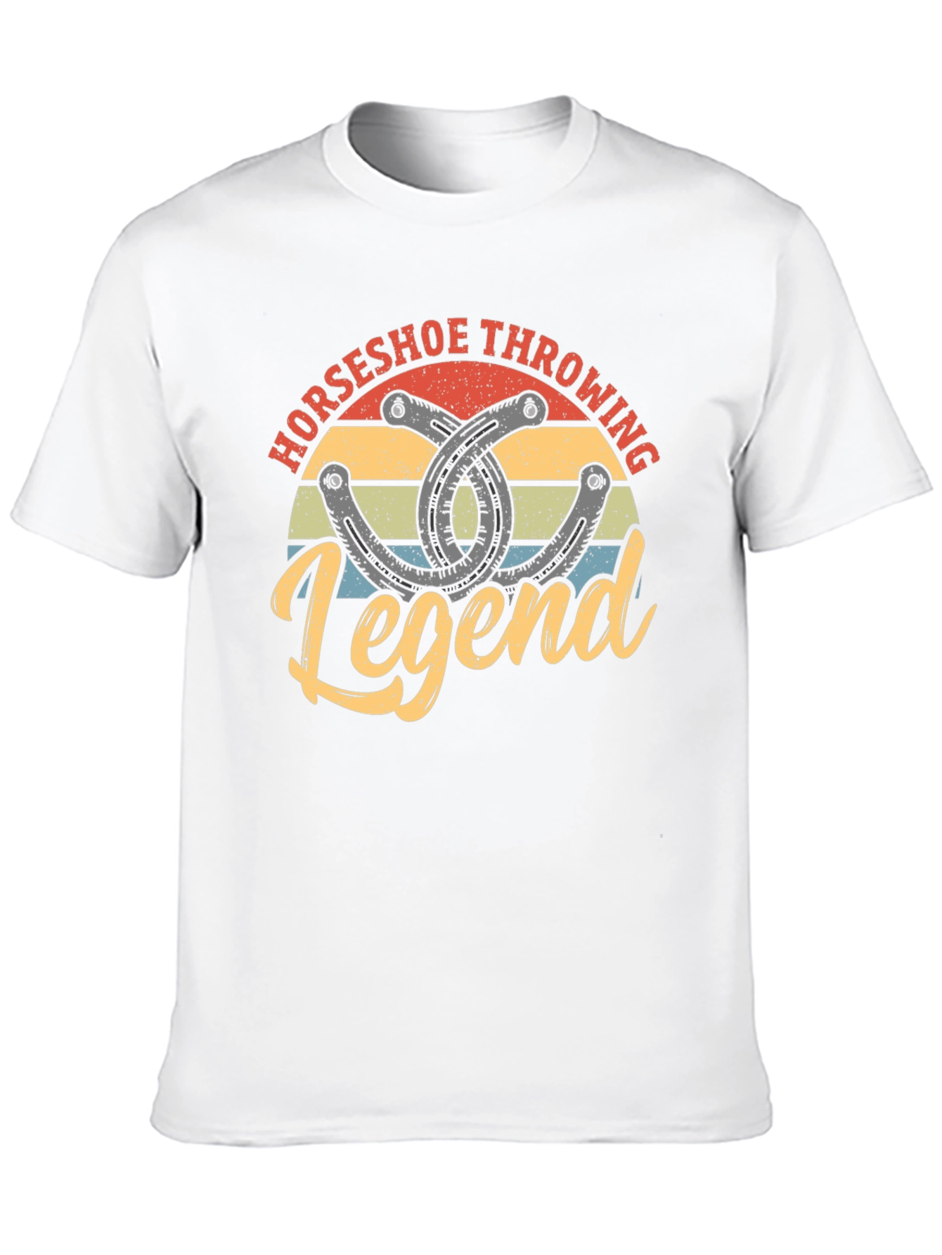 Horseshoe Throwing Legend Graphic Tee