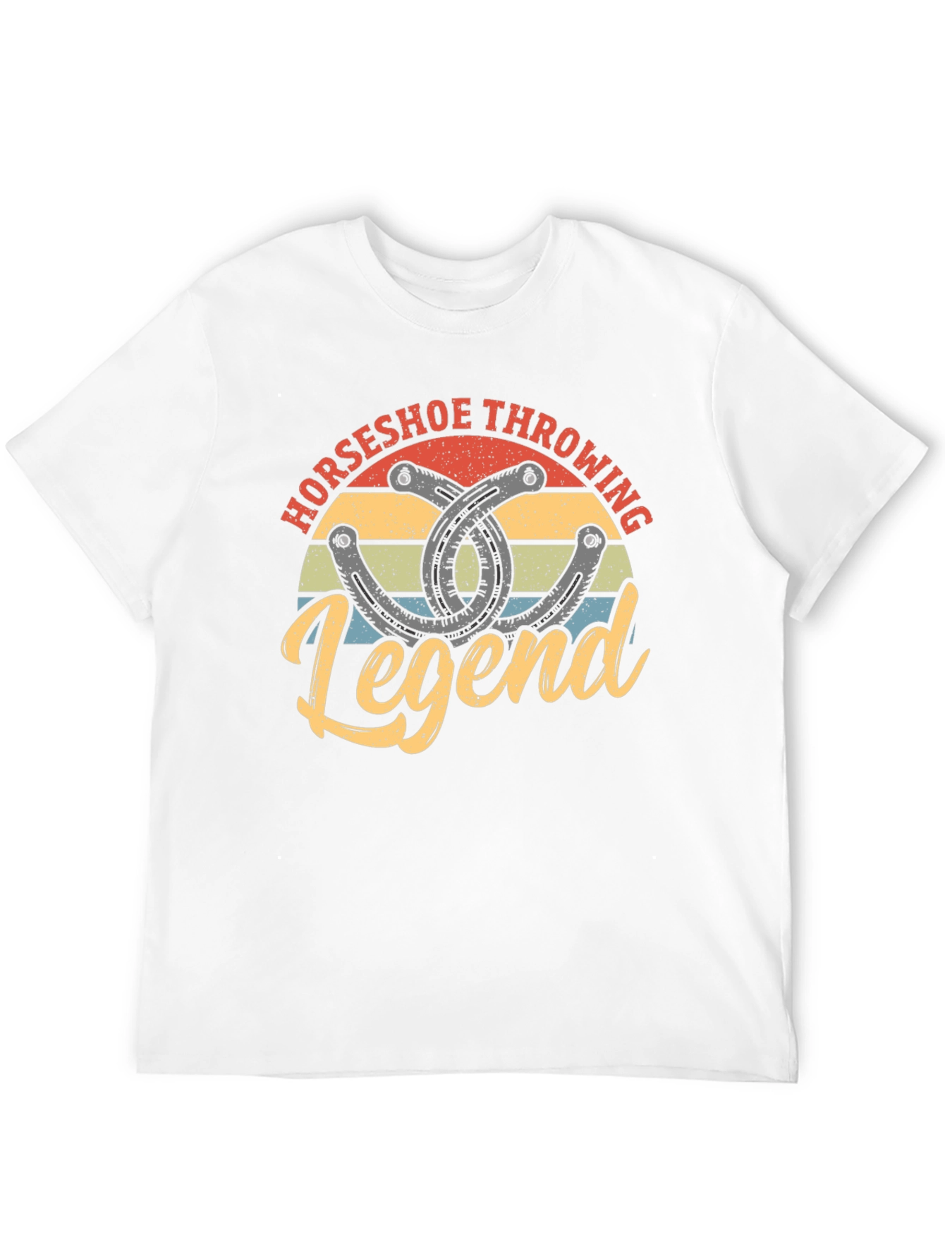 Horseshoe Throwing Legend Graphic Tee