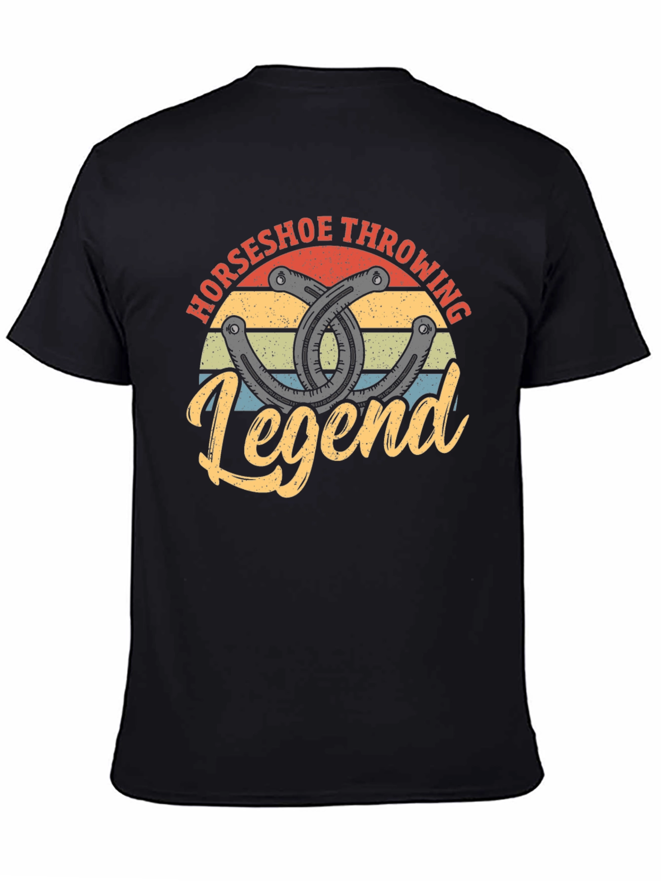 Horseshoe Throwing Legend Graphic Tee