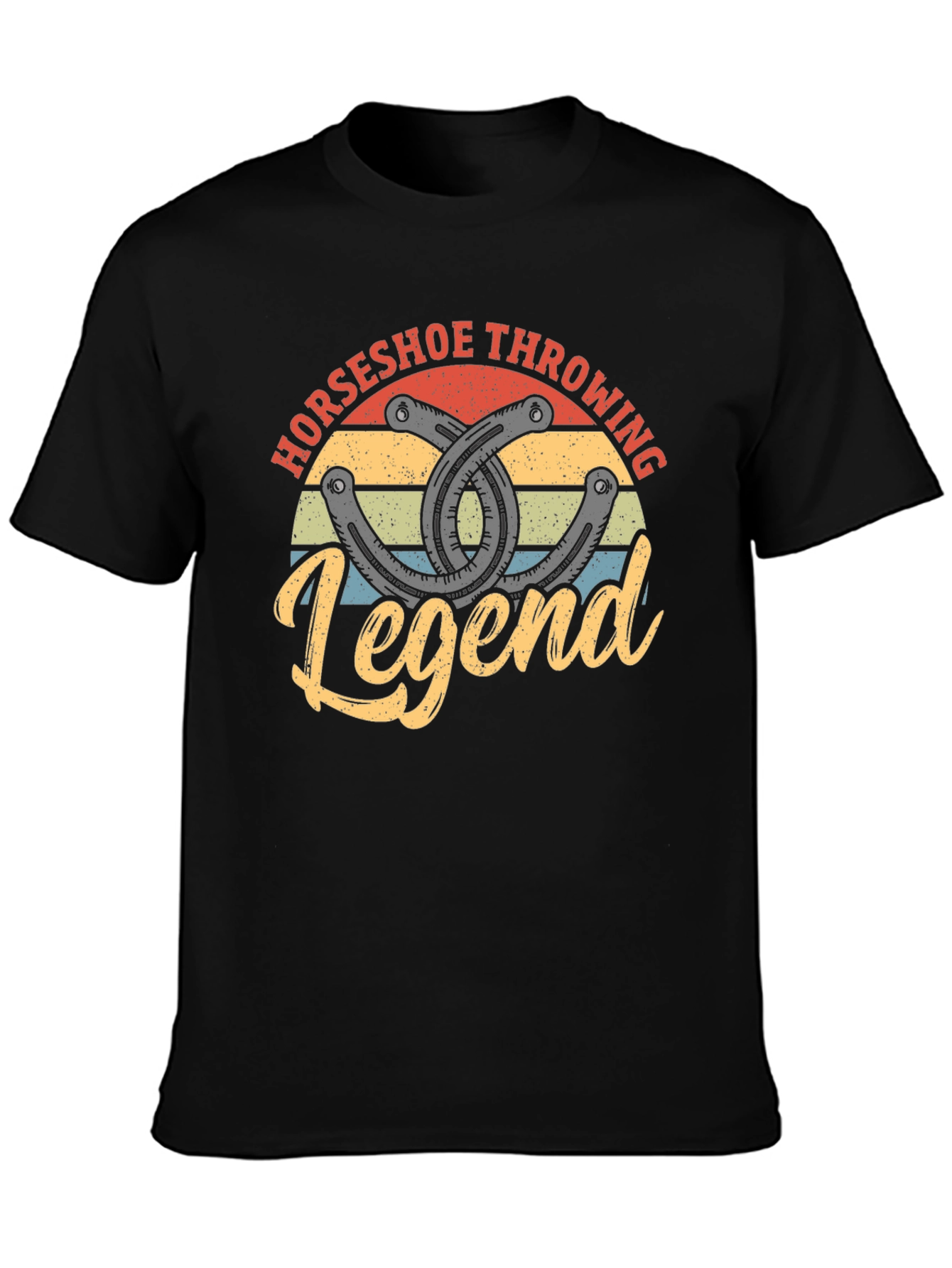 Horseshoe Throwing Legend Graphic Tee