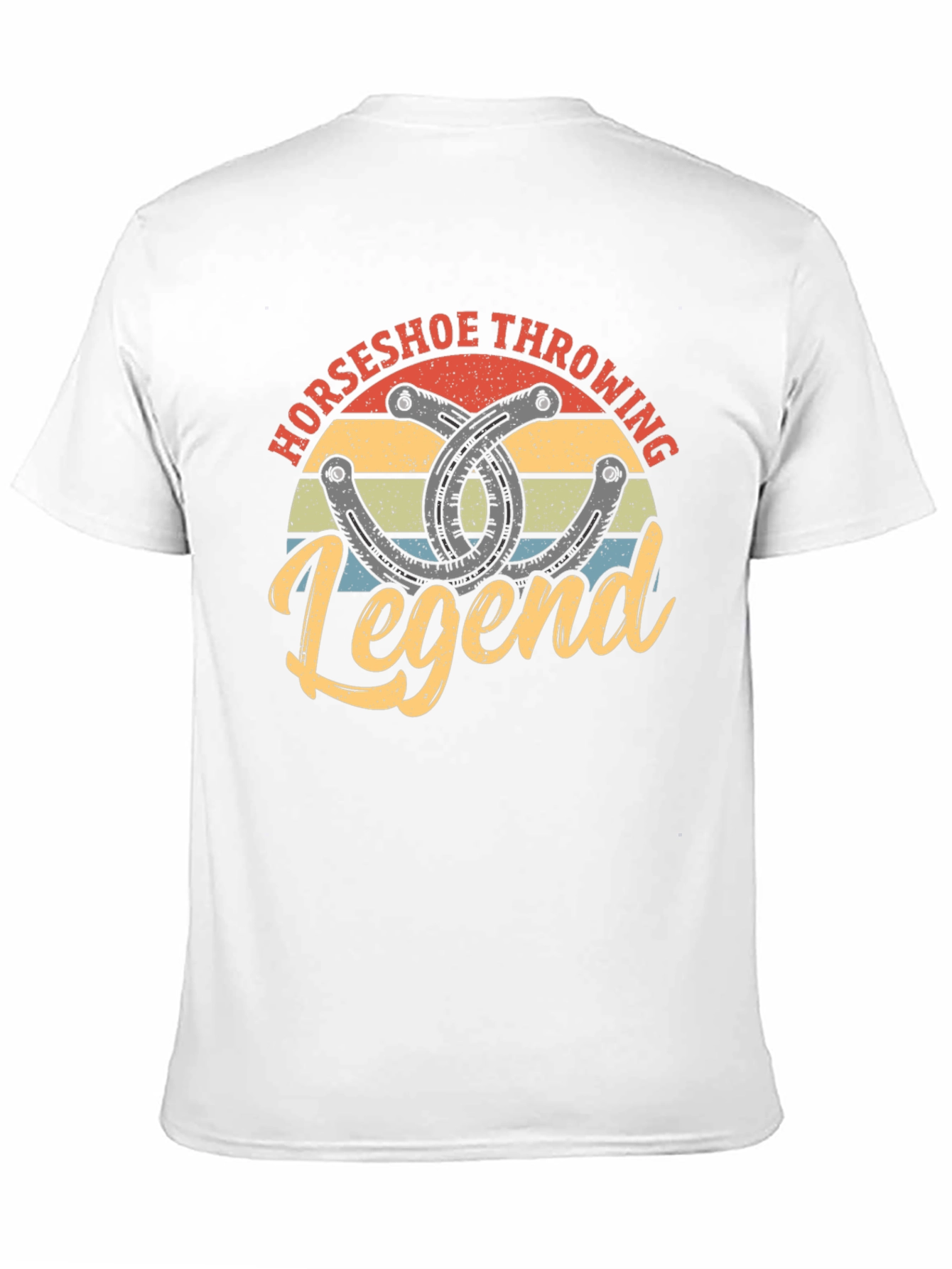 Horseshoe Throwing Legend Graphic Tee