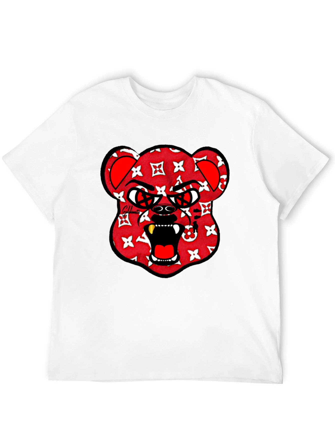 Graphic Print Crew Neck T-Shirt