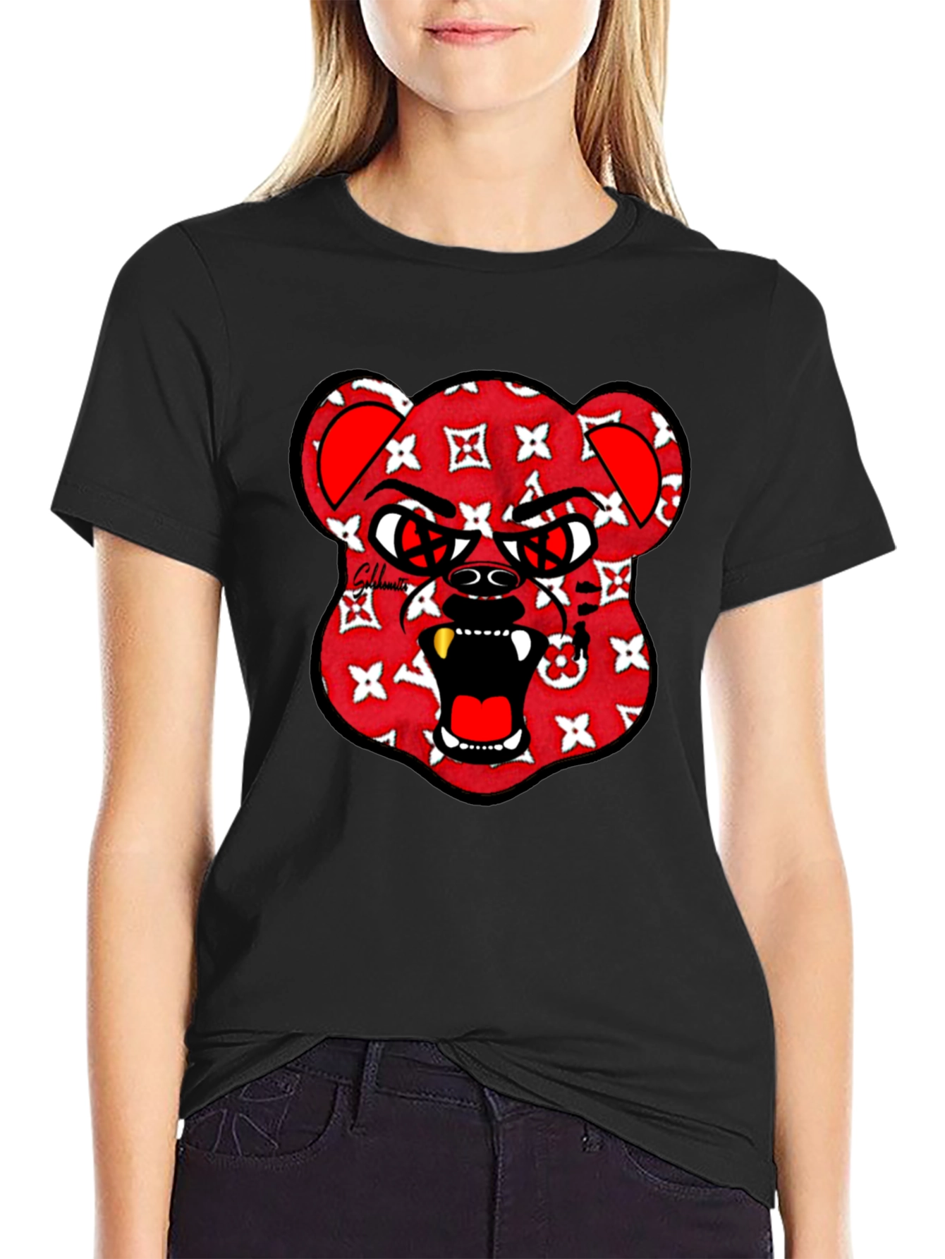 Graphic Print Crew Neck T-Shirt