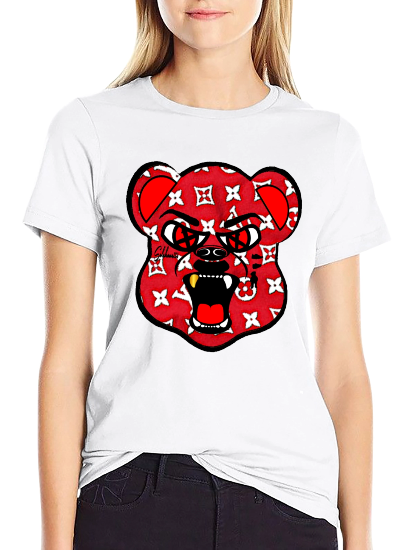 Graphic Print Crew Neck T-Shirt