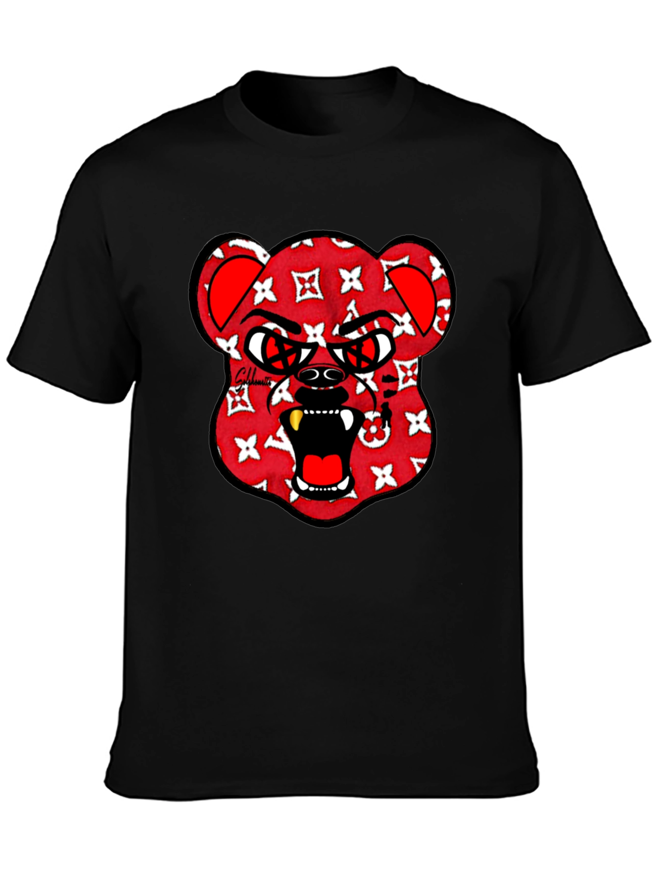 Graphic Print Crew Neck T-Shirt