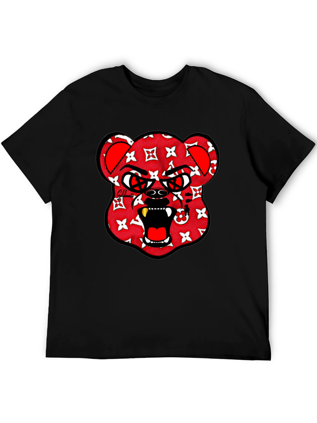 Graphic Print Crew Neck T-Shirt