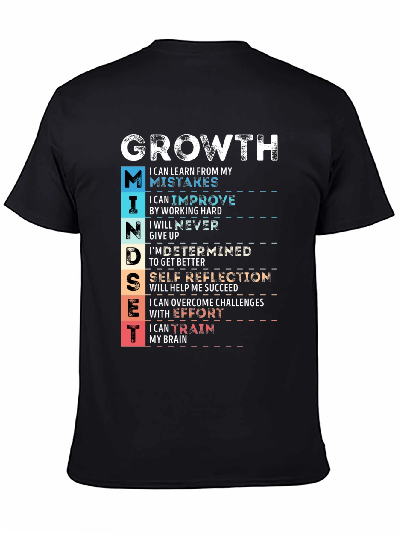 Growth Mindset T-Shirt - Motivational Tee