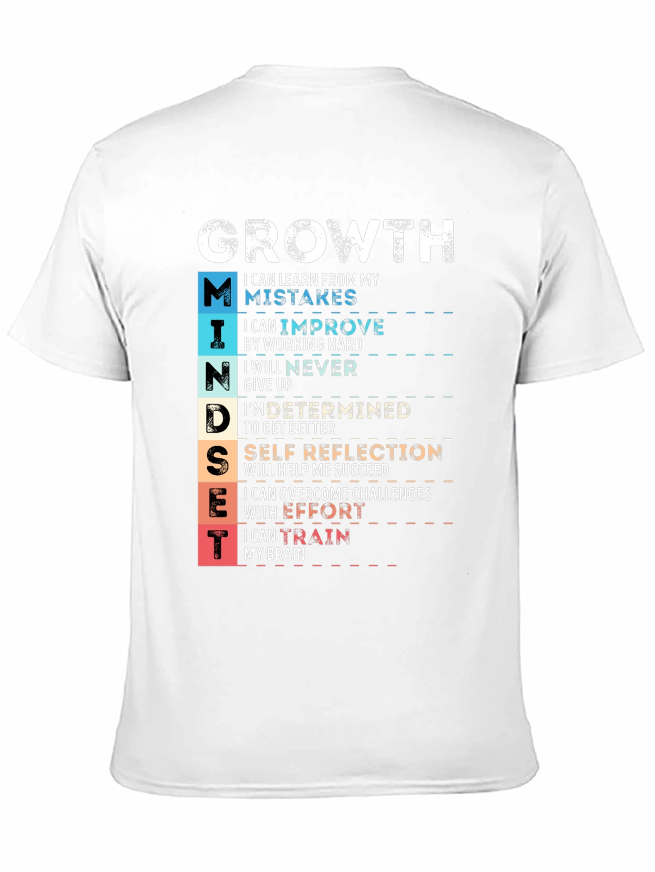 Growth Mindset T-Shirt - Motivational Tee