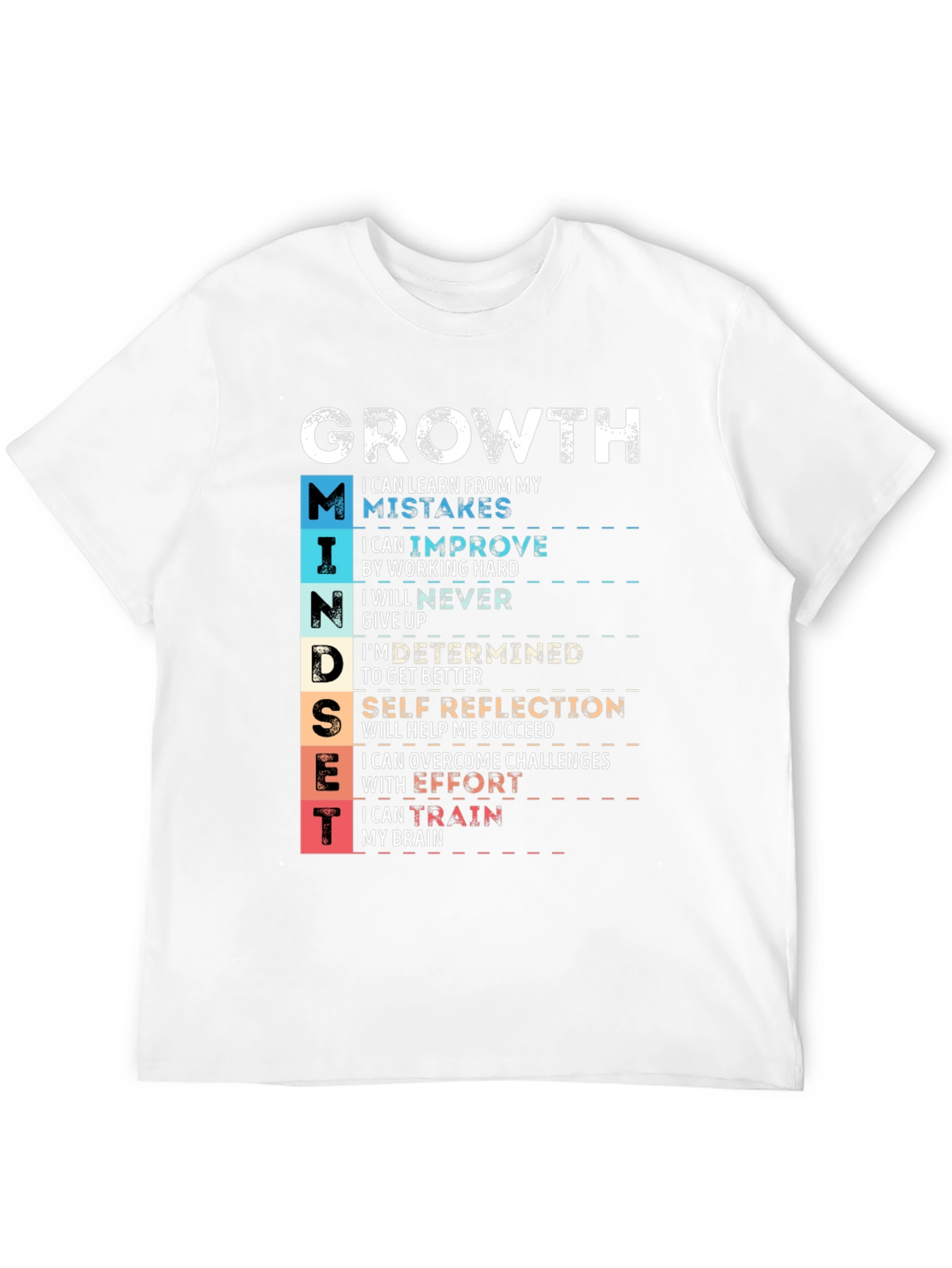 Growth Mindset T-Shirt - Motivational Tee