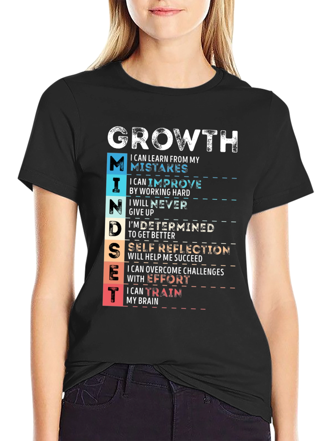 Growth Mindset T-Shirt - Motivational Tee
