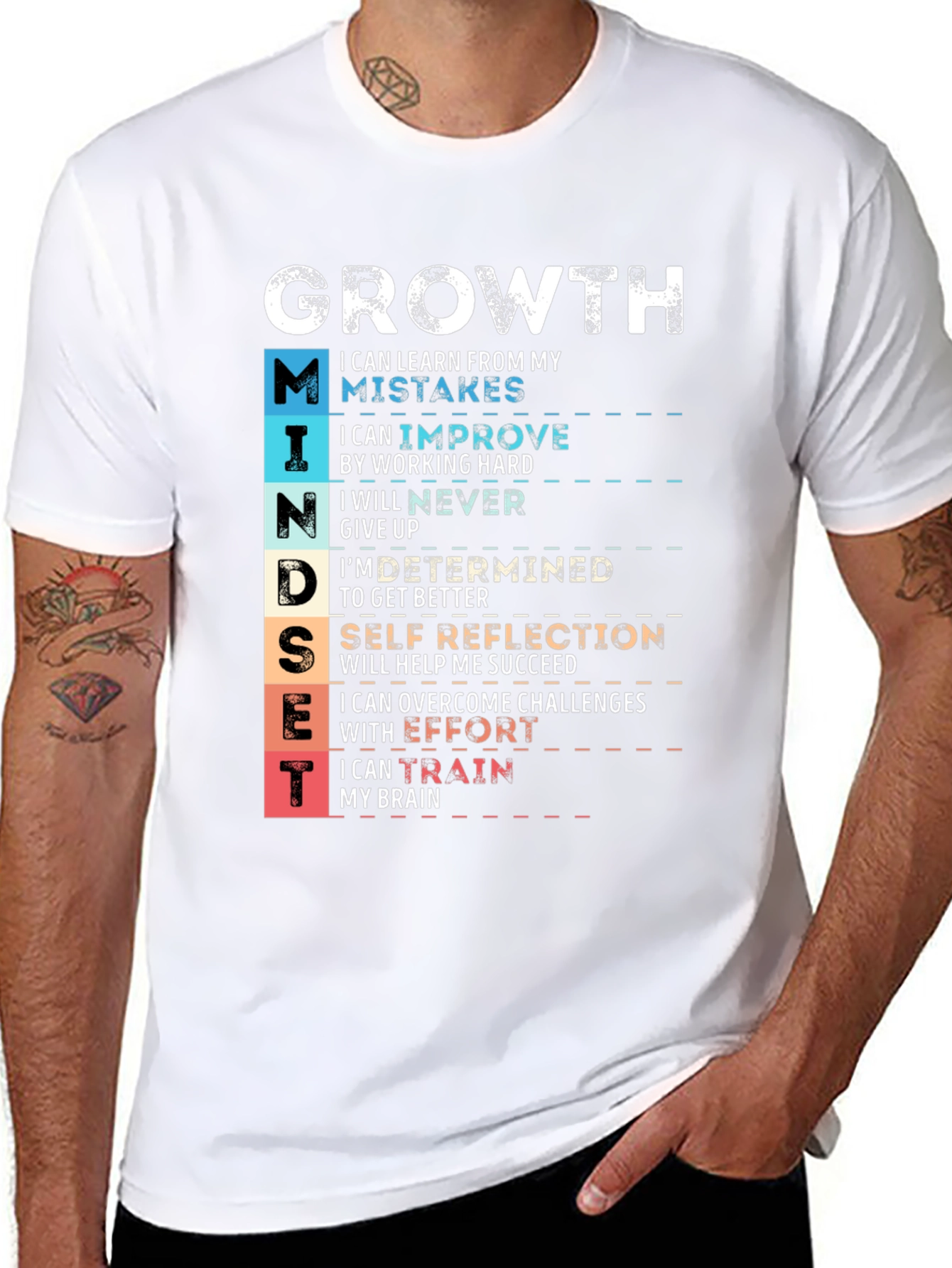 Growth Mindset T-Shirt - Motivational Tee