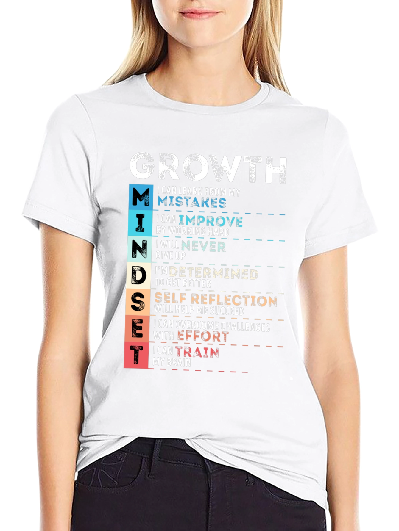 Growth Mindset T-Shirt - Motivational Tee