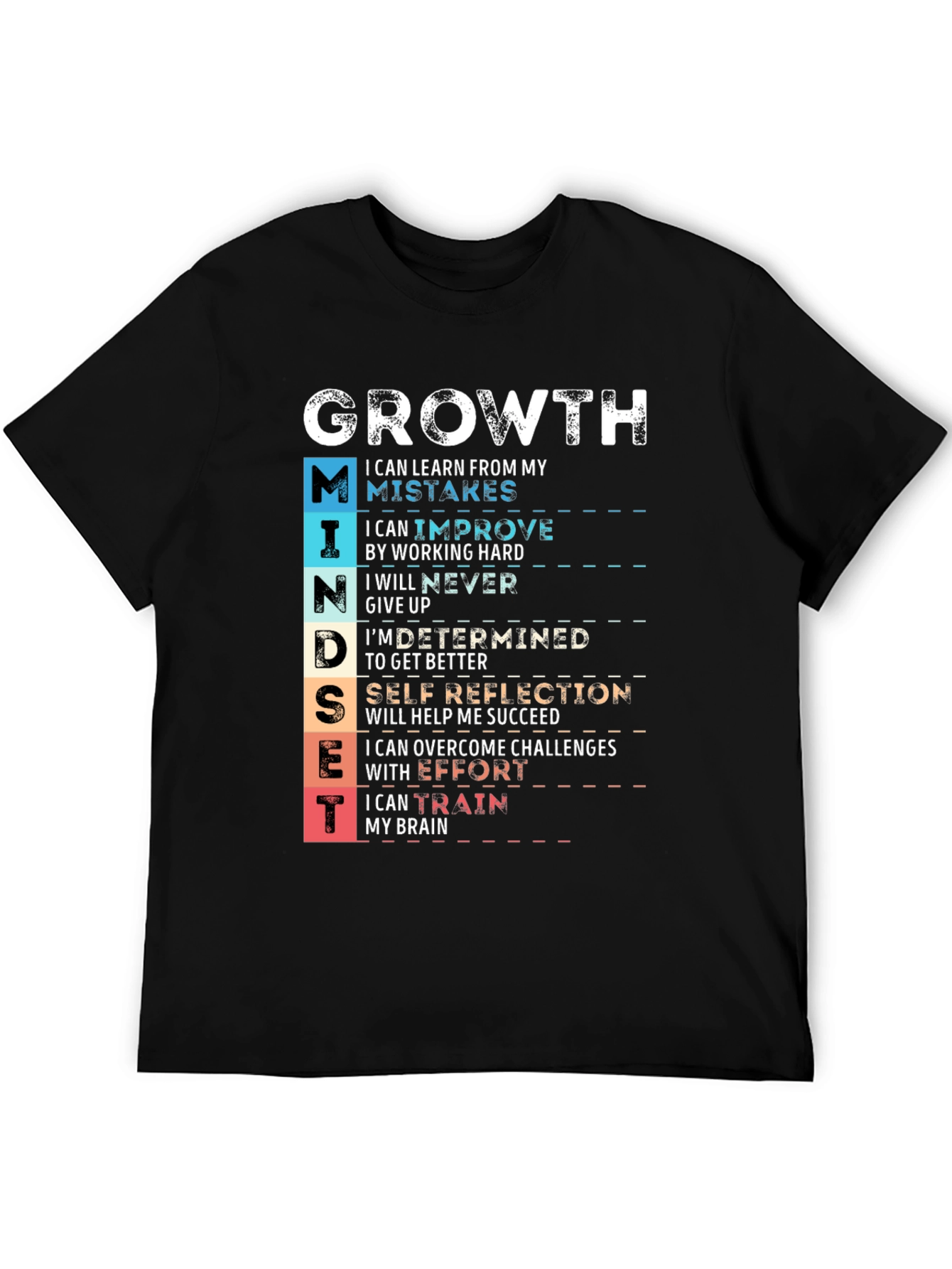 Growth Mindset T-Shirt - Motivational Tee
