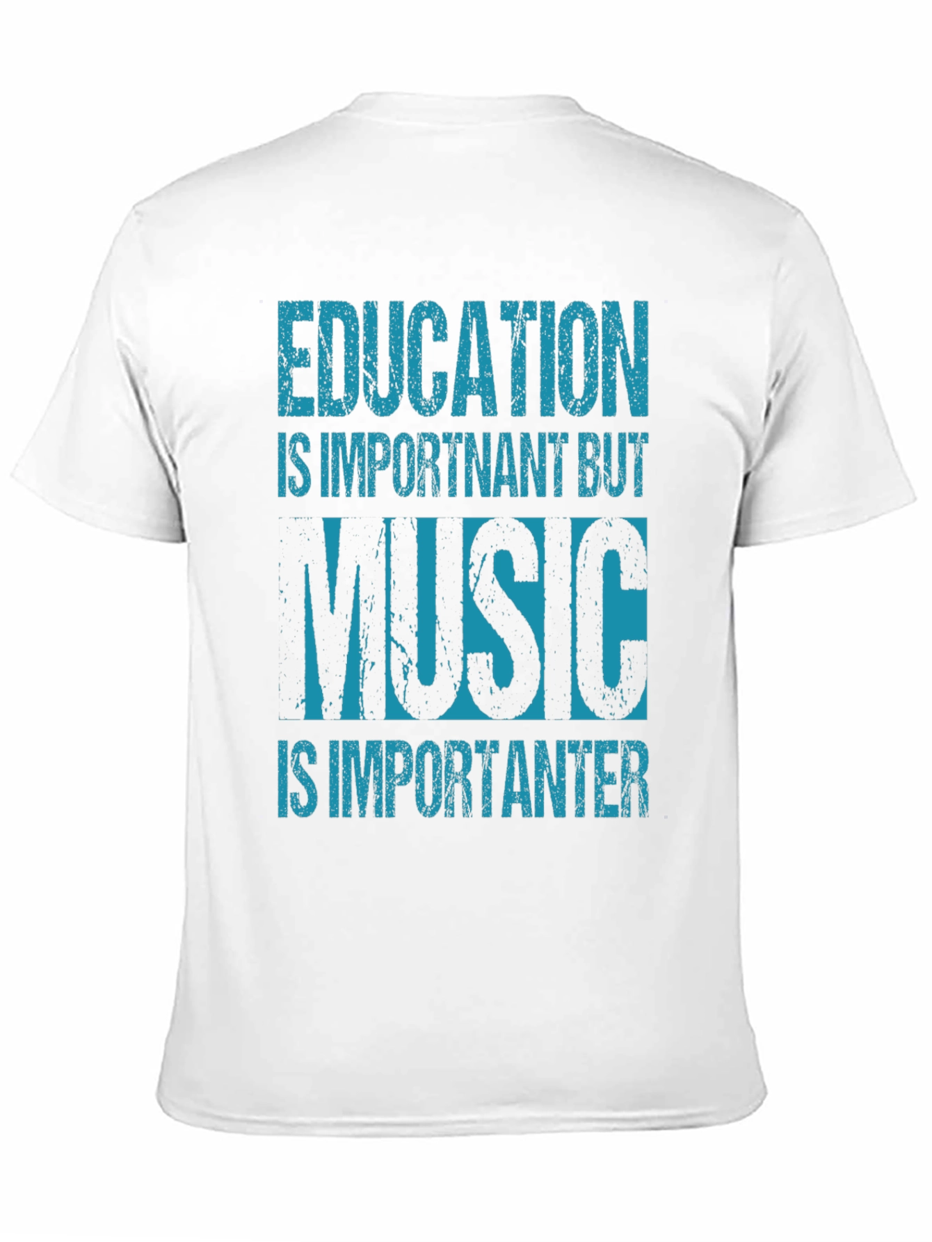 Education vs Music Graphic Tee