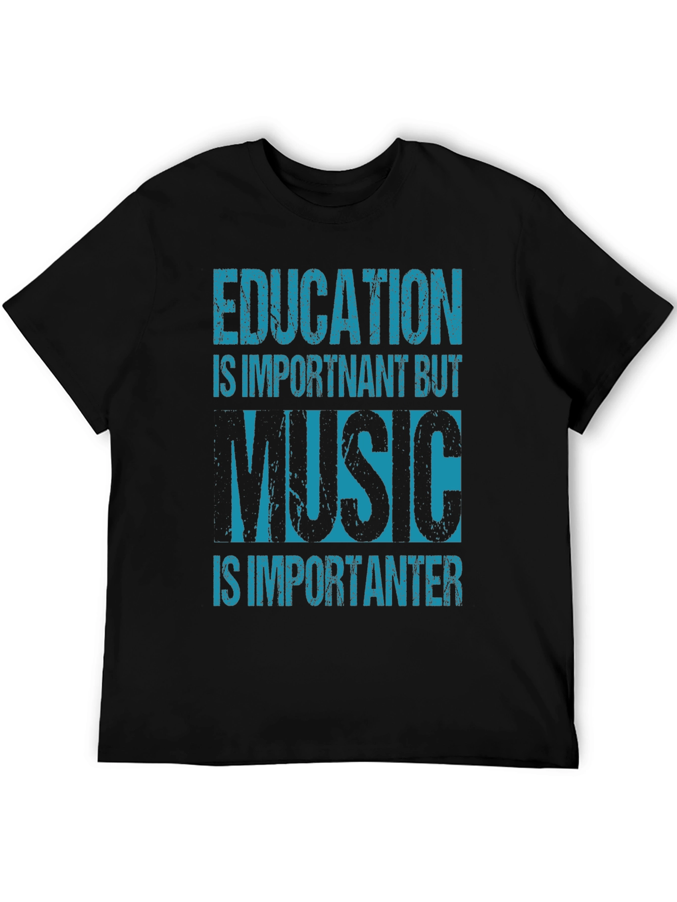 Education vs Music Graphic Tee