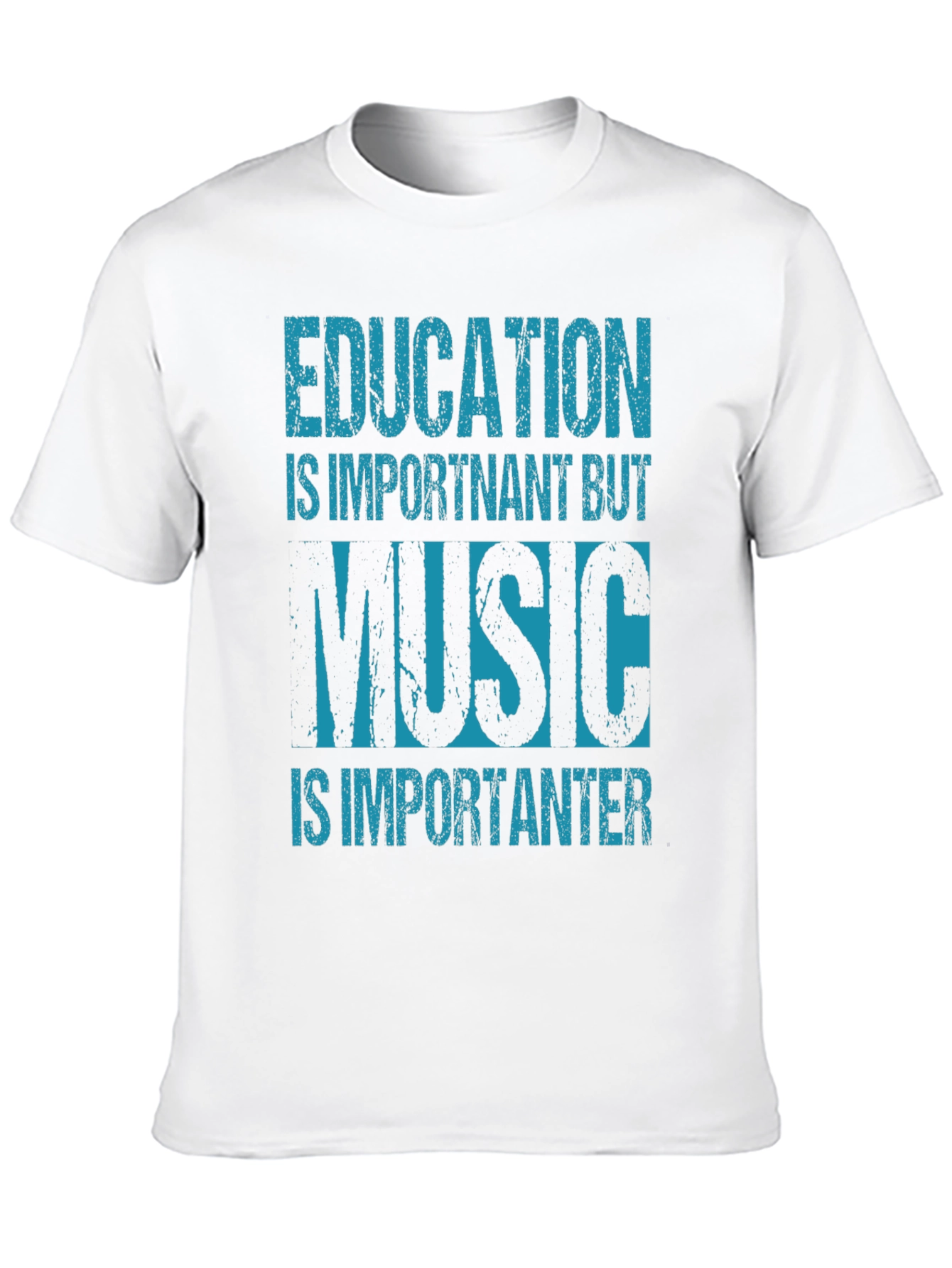 Education vs Music Graphic Tee