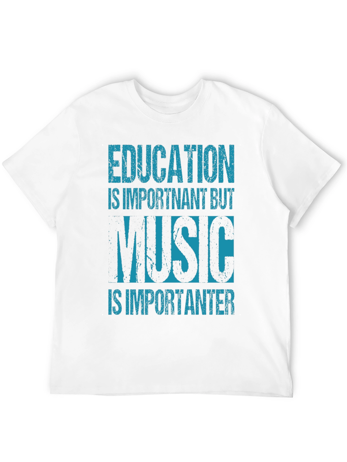 Education vs Music Graphic Tee