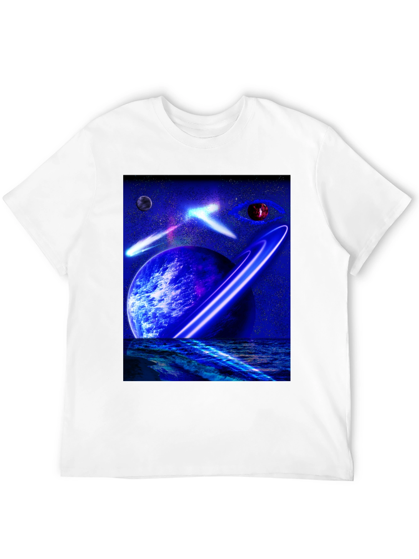 Cosmic Planet T-Shirt - Sci-Fi Graphic Tee