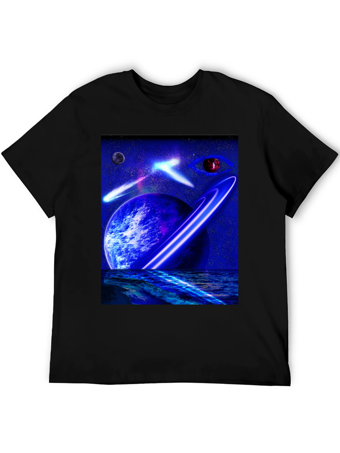 Cosmic Planet T-Shirt - Sci-Fi Graphic Tee